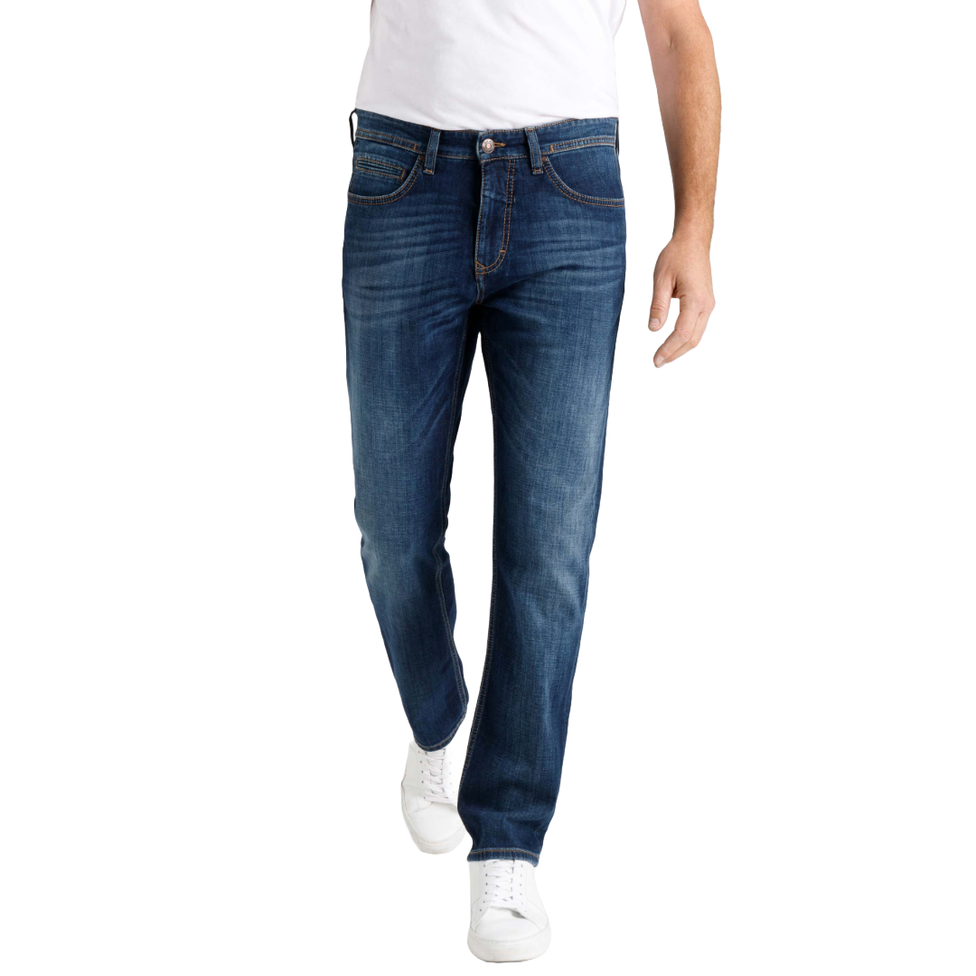 Mac Arne Straight Leg Denim Jeans - Dark Blue