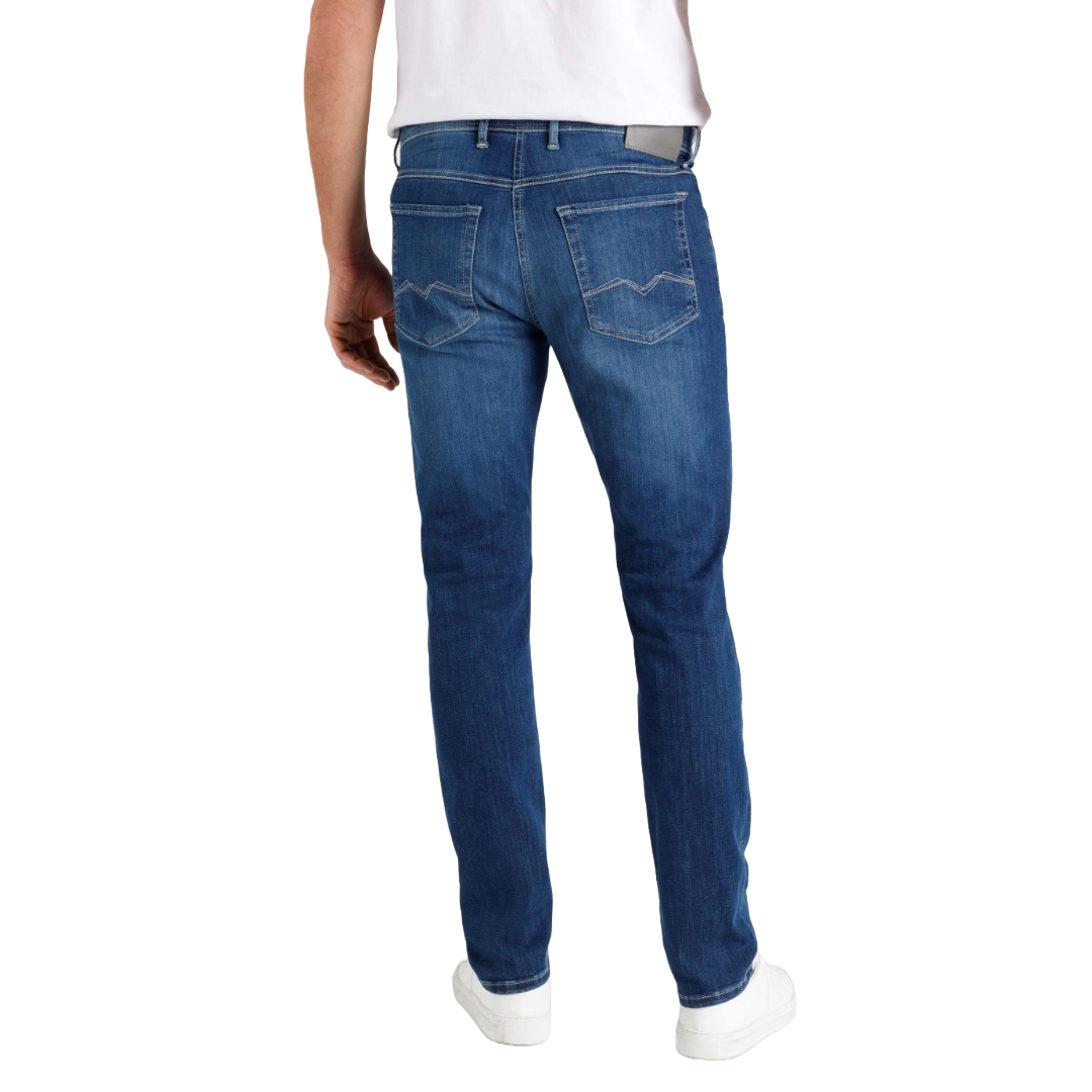 Mac Macflexx Straight Leg Denim Jeans - Mid Blue