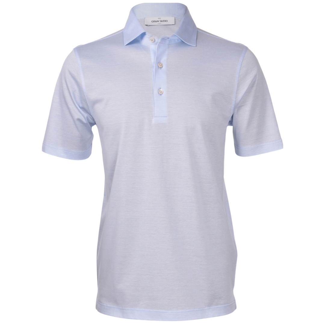 Gran Sasso Polo Shirt - Light Blue