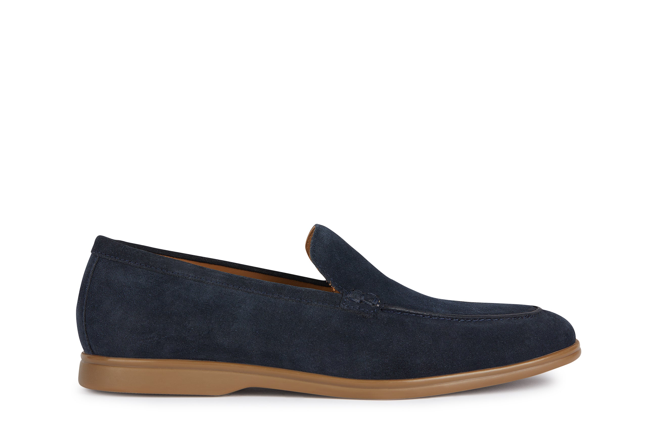 Geox Venzone Suede Moccasins - Navy