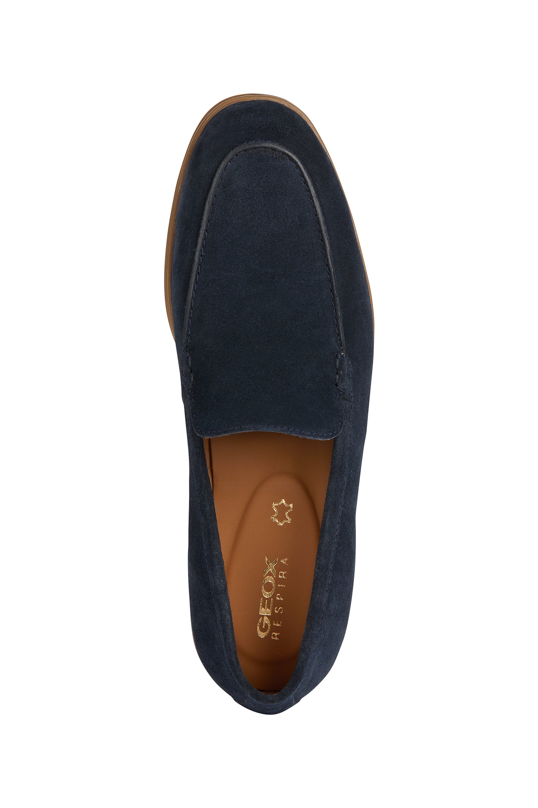 Geox Venzone Suede Moccasins - Navy