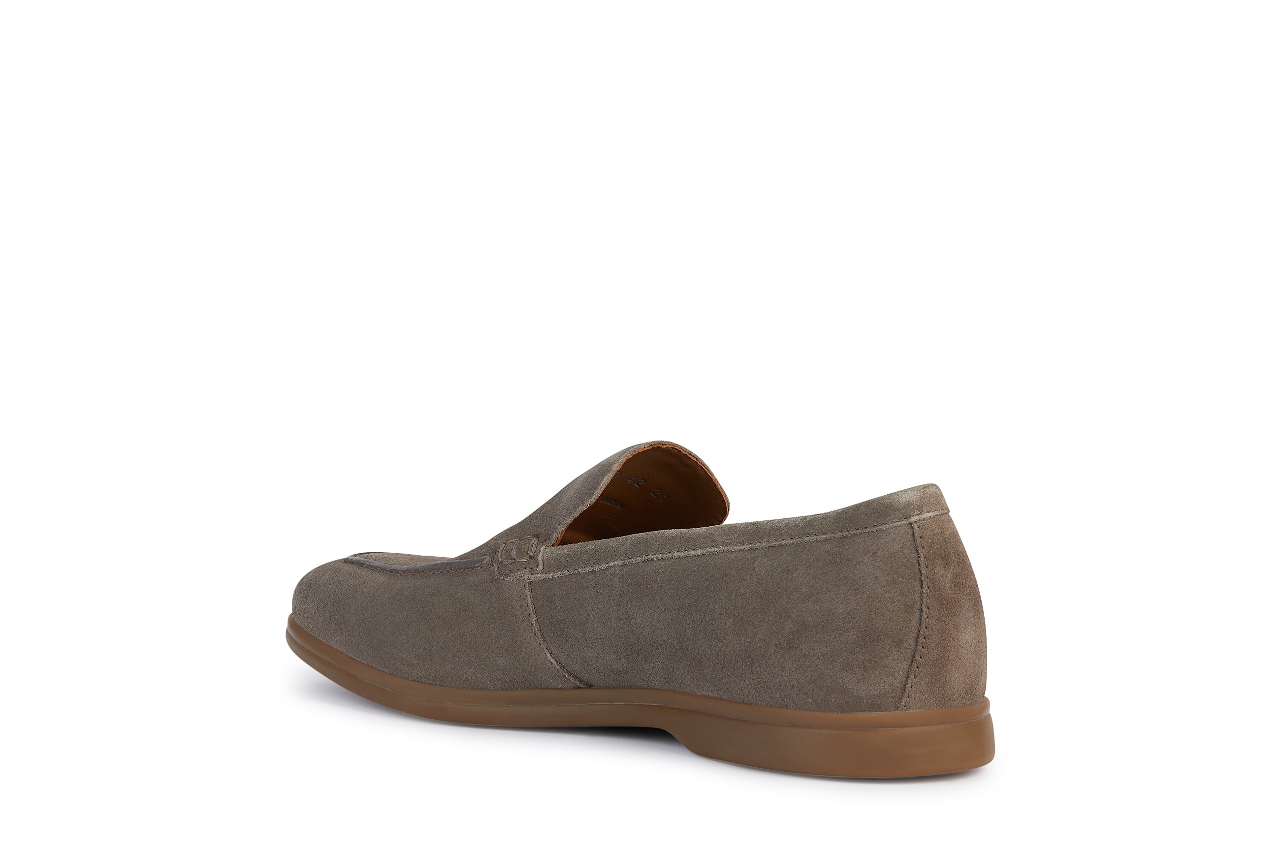 Geox Venzone Suede Moccasins - Taupe