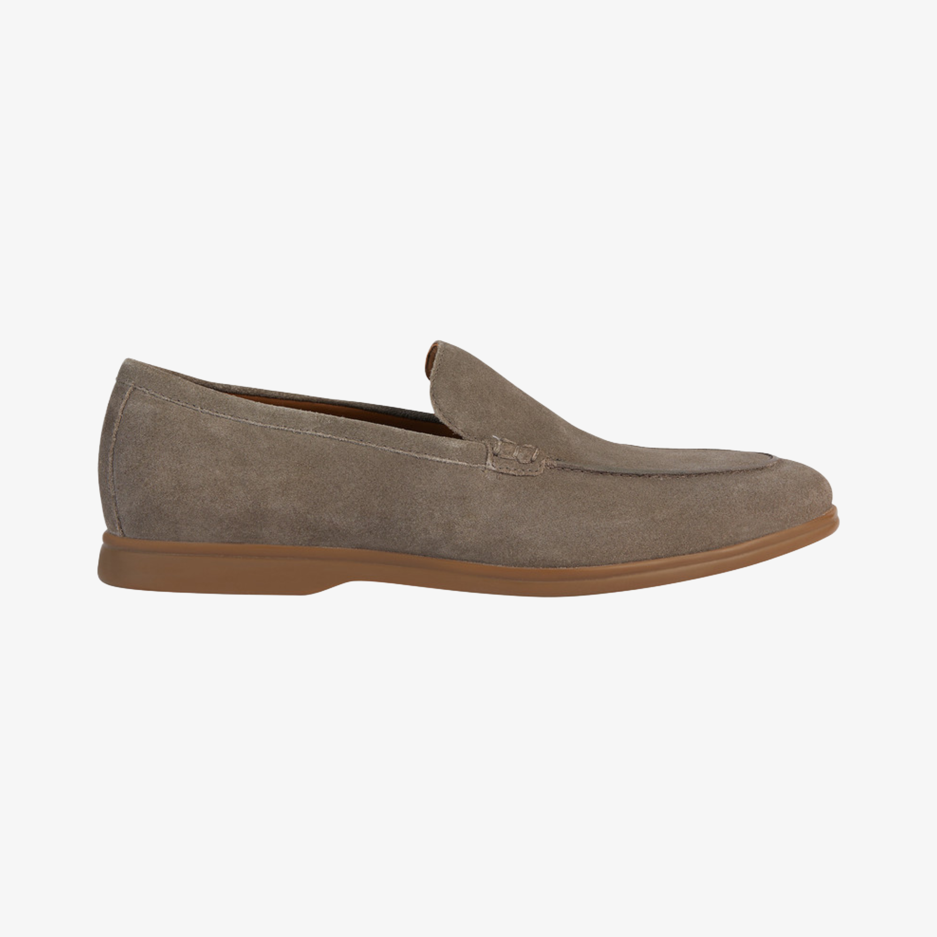 Geox Venzone Suede Loafers - Taupe