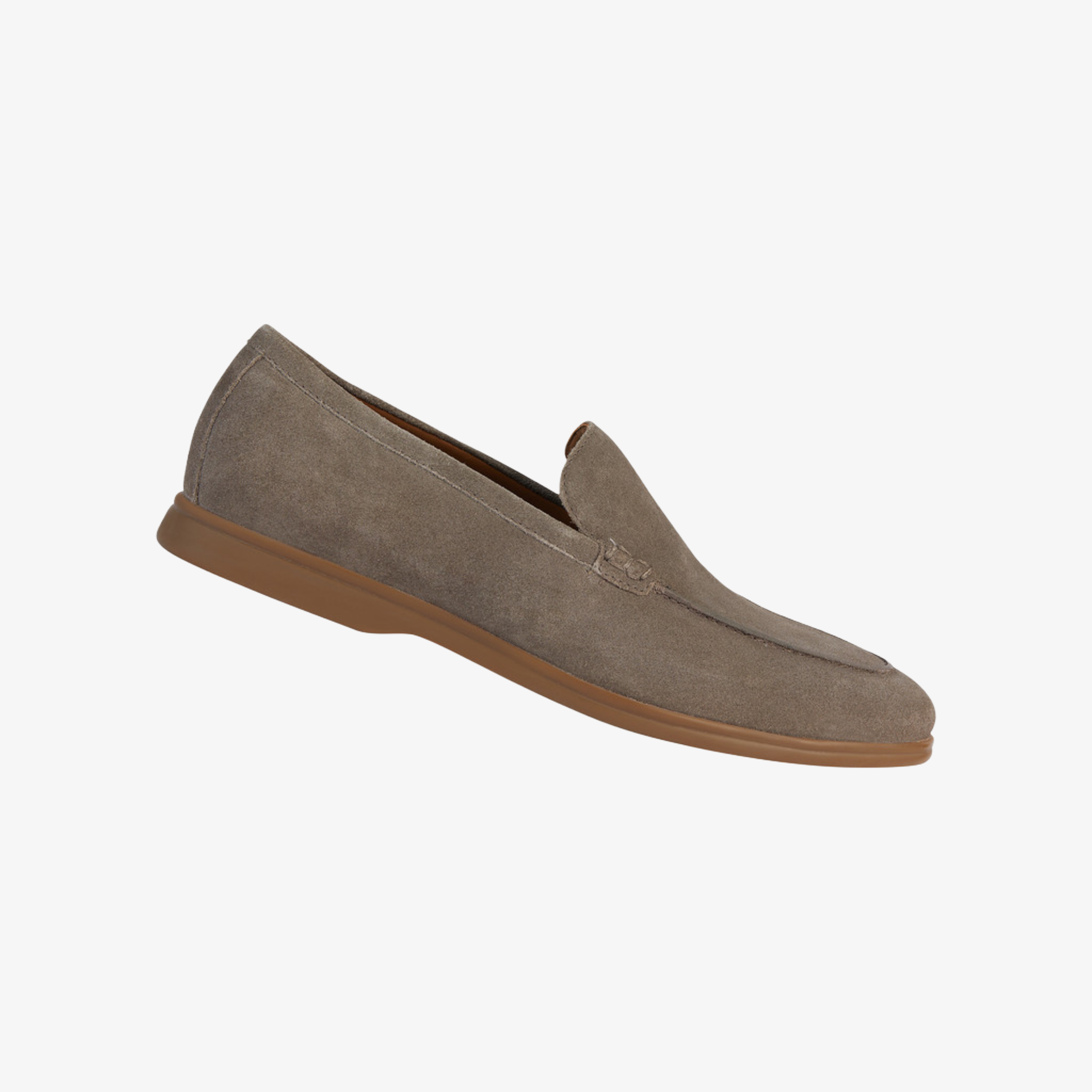 Geox Venzone Suede Loafers - Taupe
