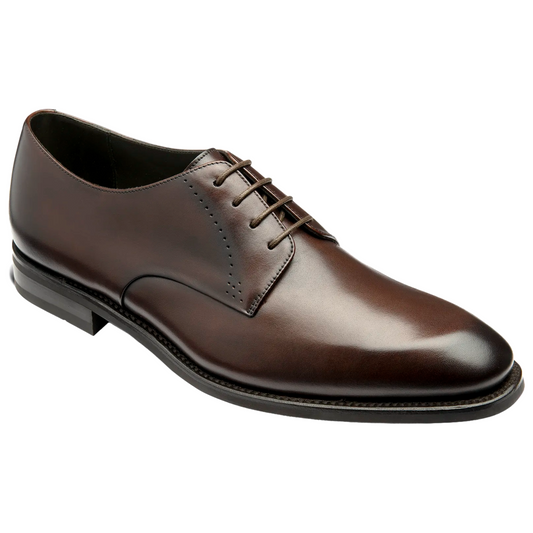 Loake Gosling Leather Brogue - Dark Brown