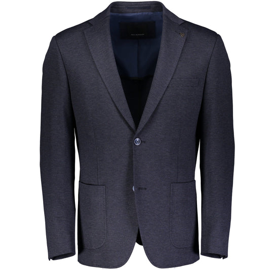Roy Robson Regular Fit Jersey Jacket - Dark Blue