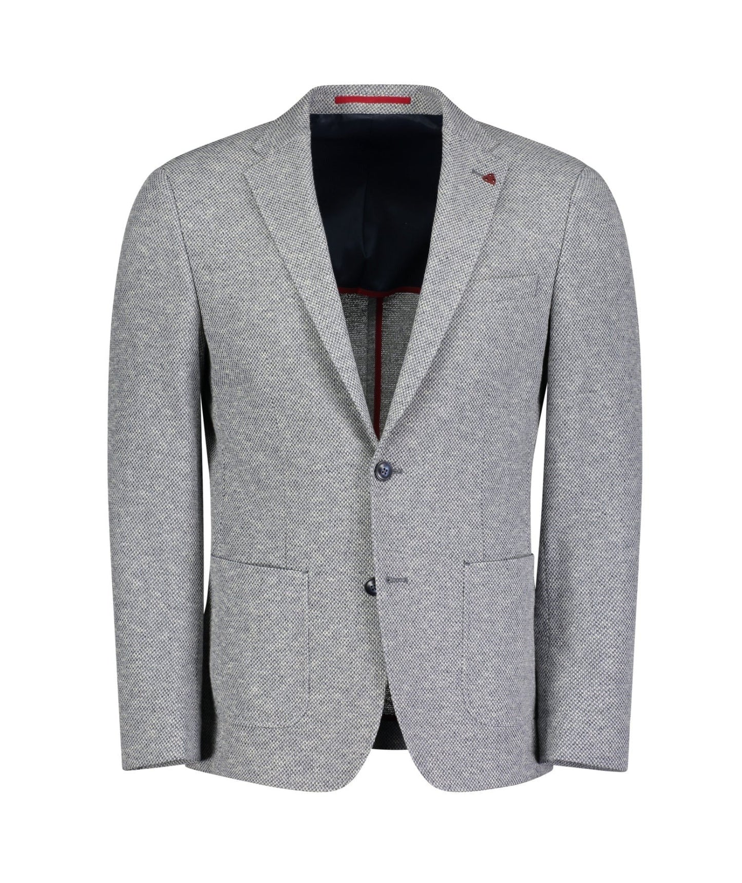 Roy Robson Slim Fit Jersey Jacket - Light Blue