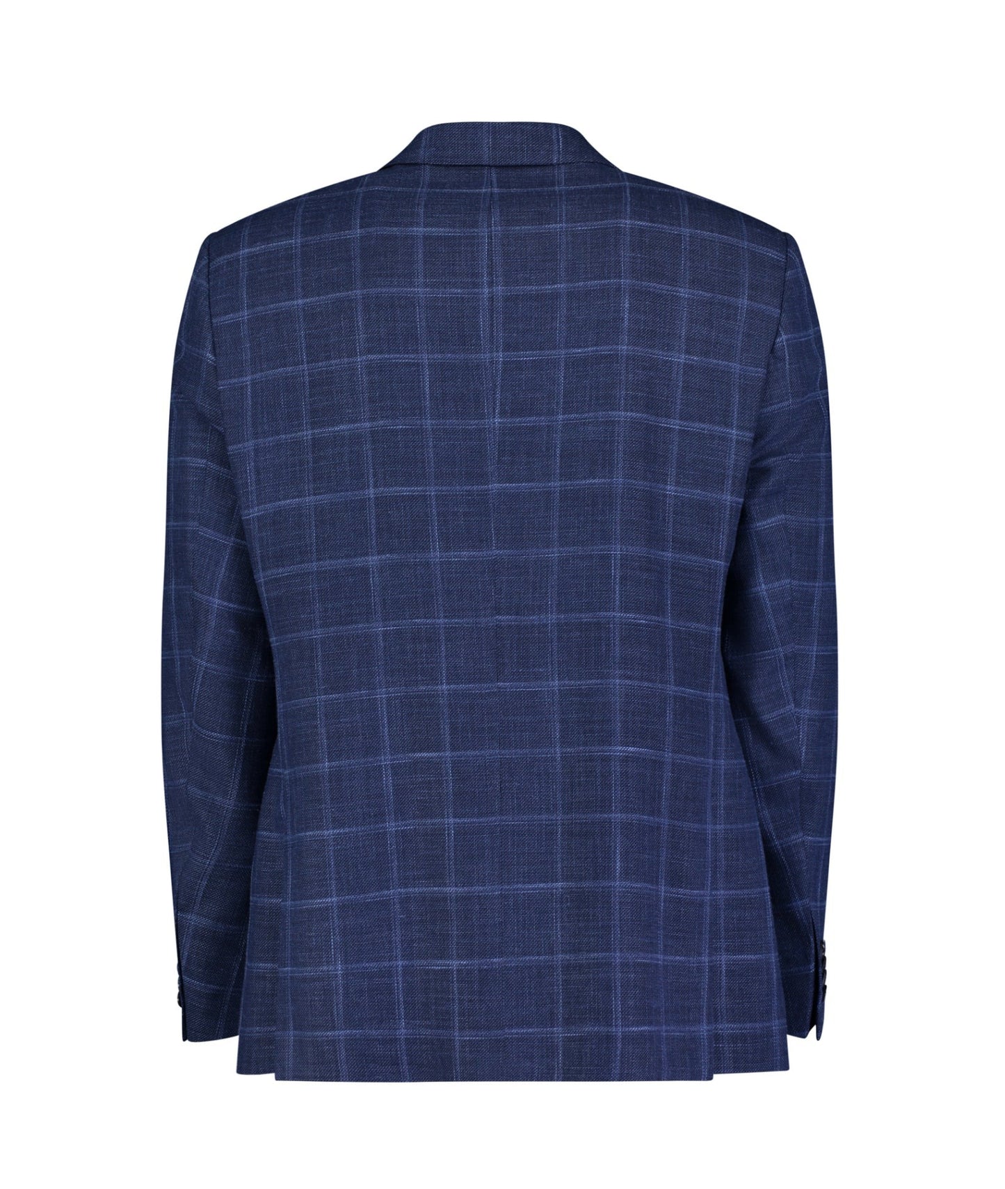 Roy Robson Regular Fit Summer Check Jacket - Navy