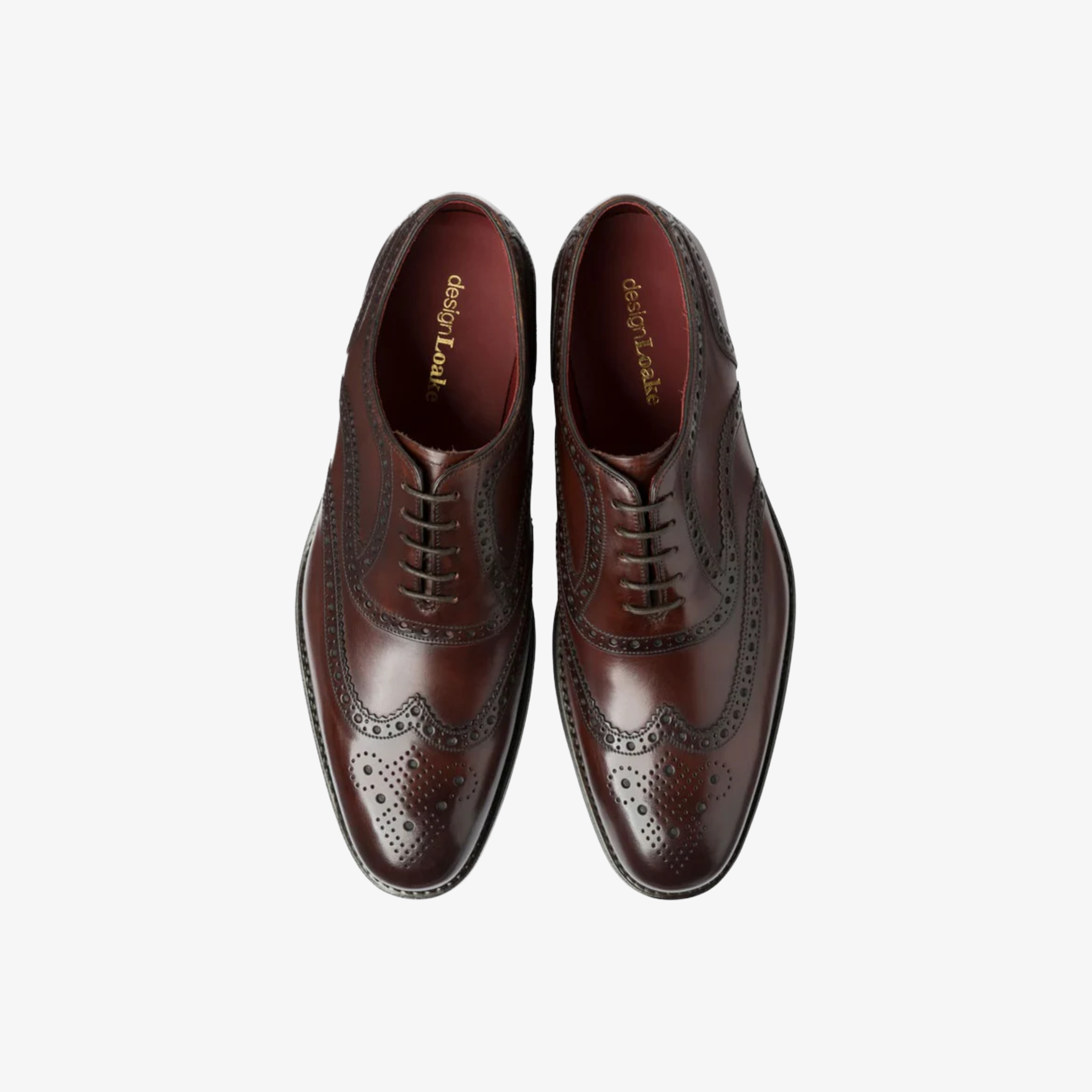Loake Kerridge Shoes - Dark Brown Calf