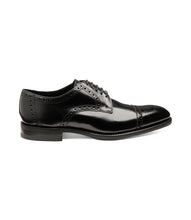 Load image into Gallery viewer, LOAKE Eldon Black Polished Leather Shoes
