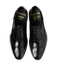 Load image into Gallery viewer, LOAKE Eldon Black Polished Leather Shoes

