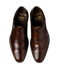 Load image into Gallery viewer, LOAKE Eldon Dark Brown Polished Leather Shoes
