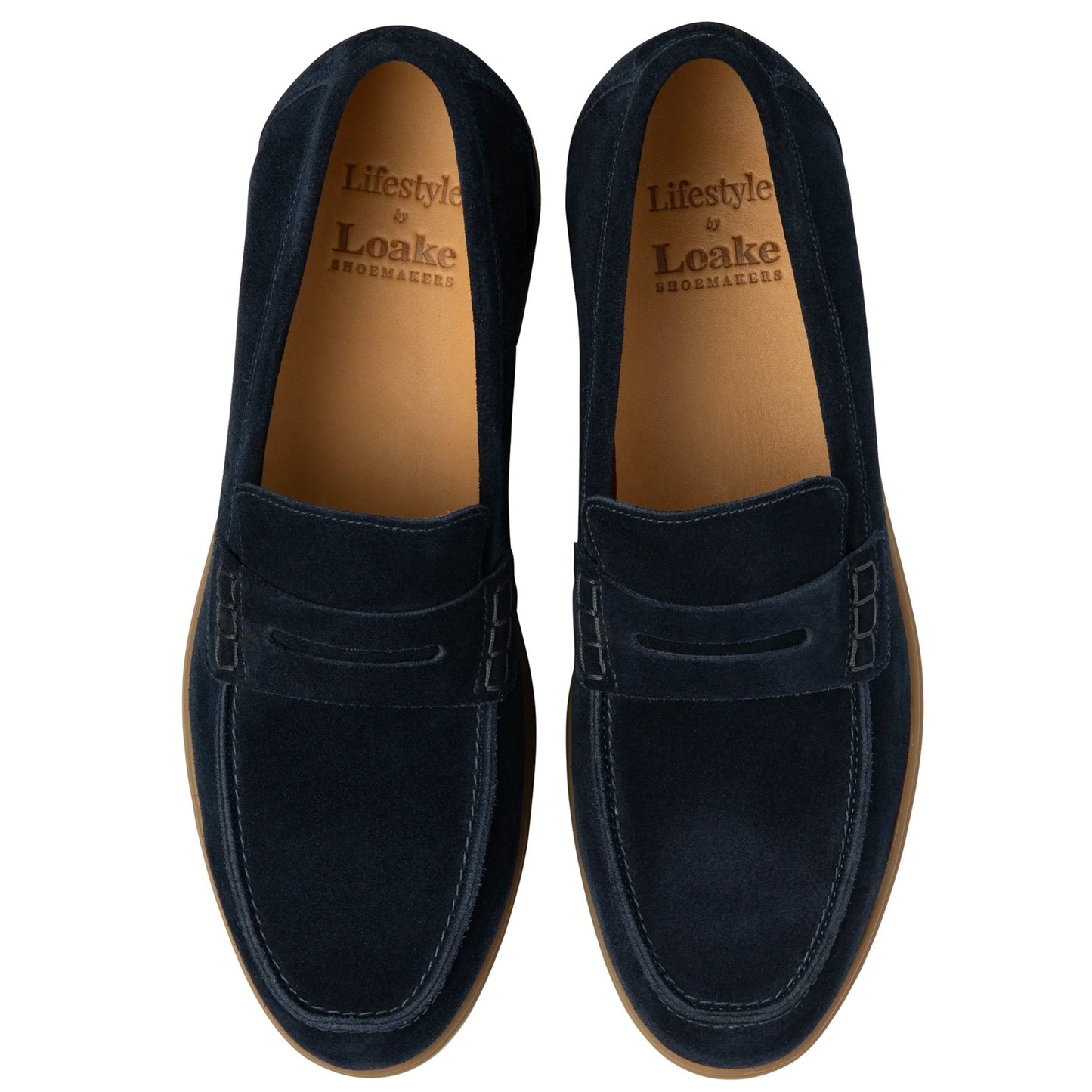 Loake Lucca Loafer - Navy Suede