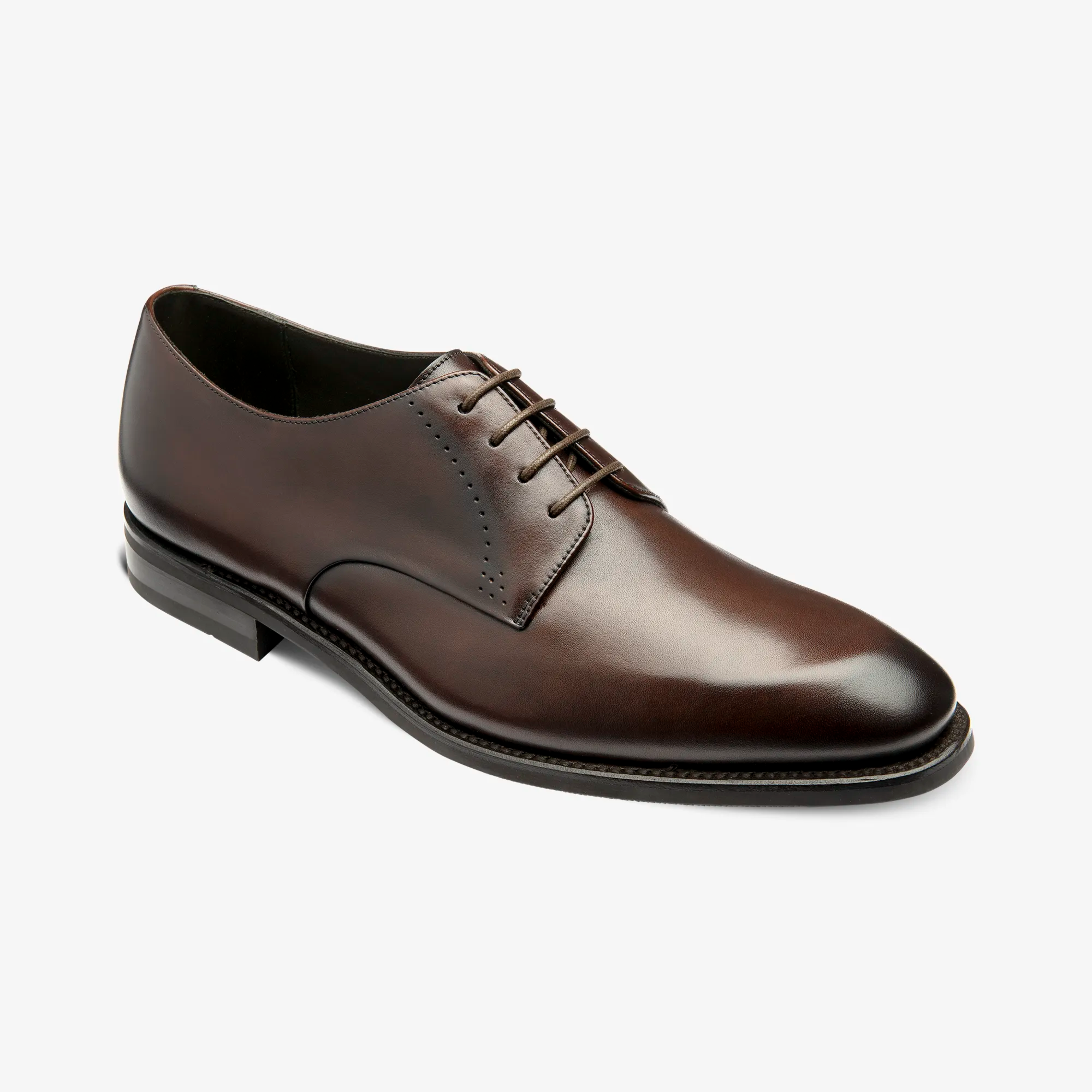 Loake Gosling Leather Brogue - Dark Brown