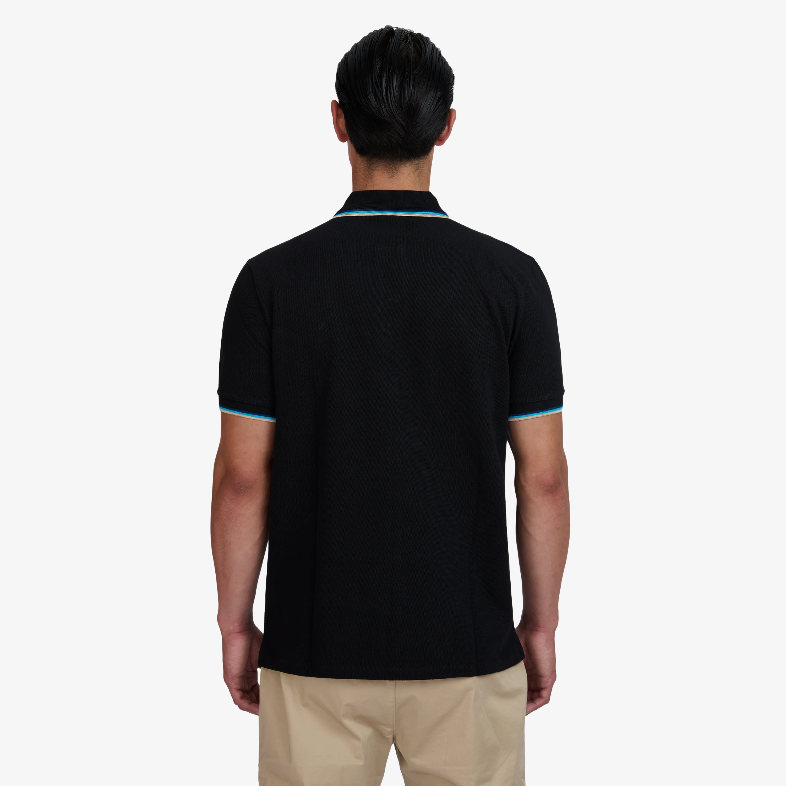 Sandbanks Badge Logo Polo Shirt - Black