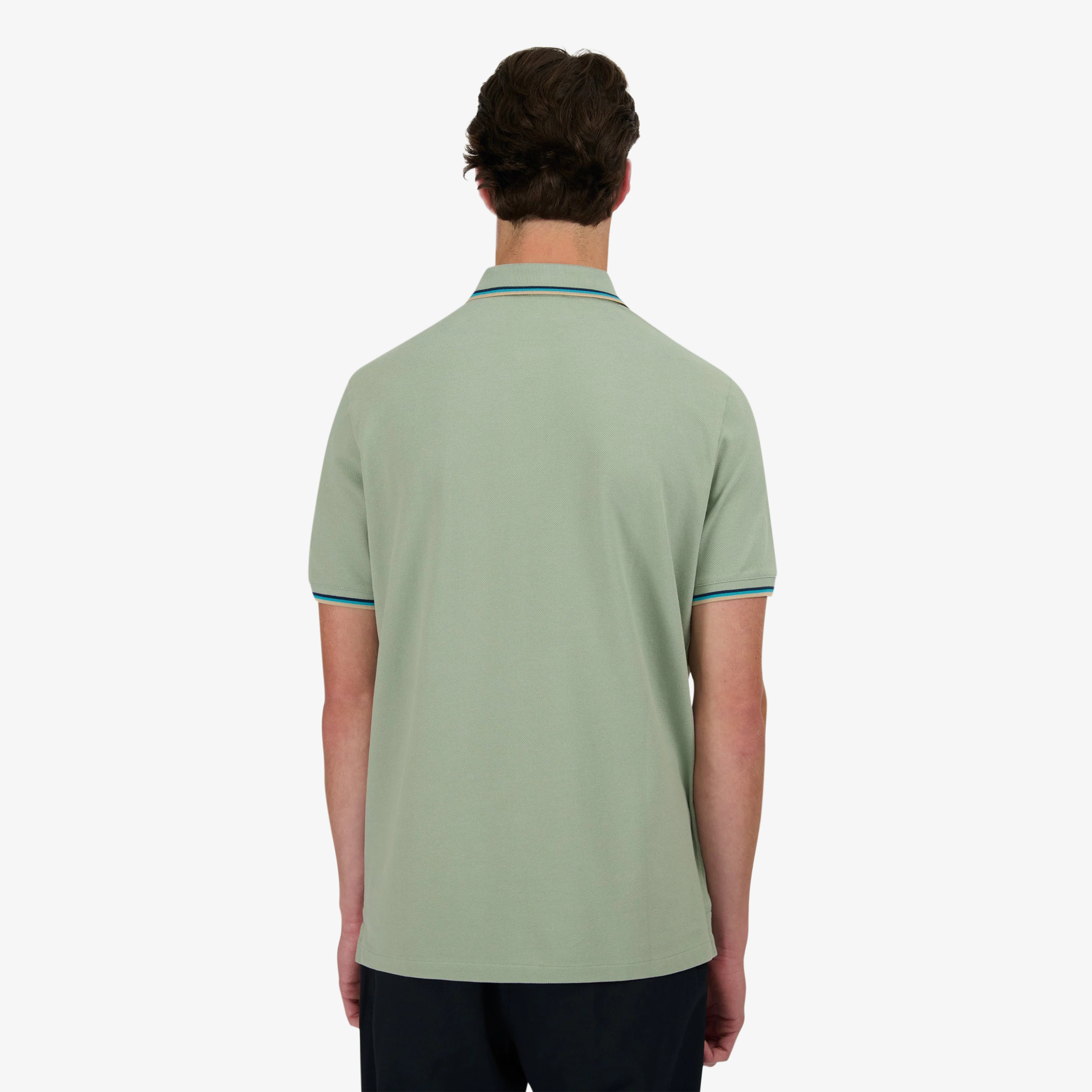 Sandbanks Badge Logo Polo Shirt - Sage