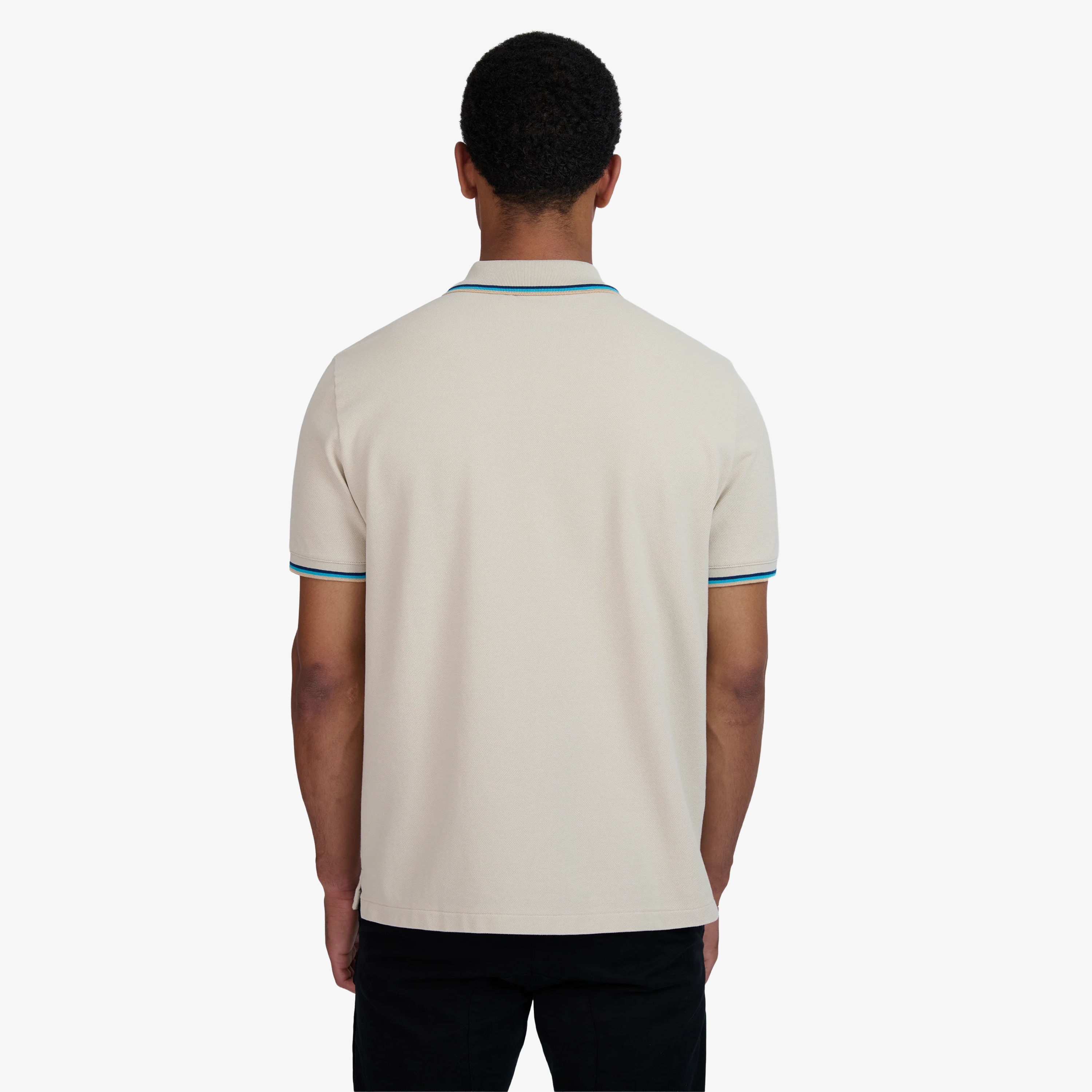Sandbanks Badge Logo Polo Shirt - Stone