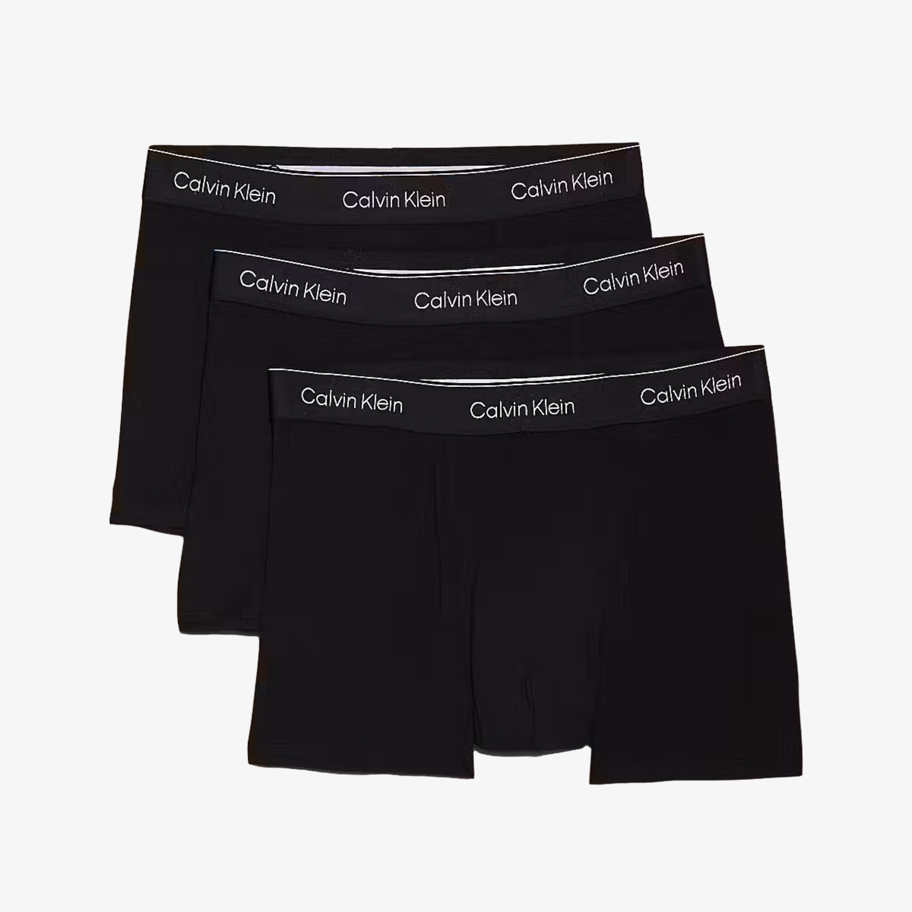 Calvin Klein Icon Relaxed Fit Trunk 3 Pack - Black-Black