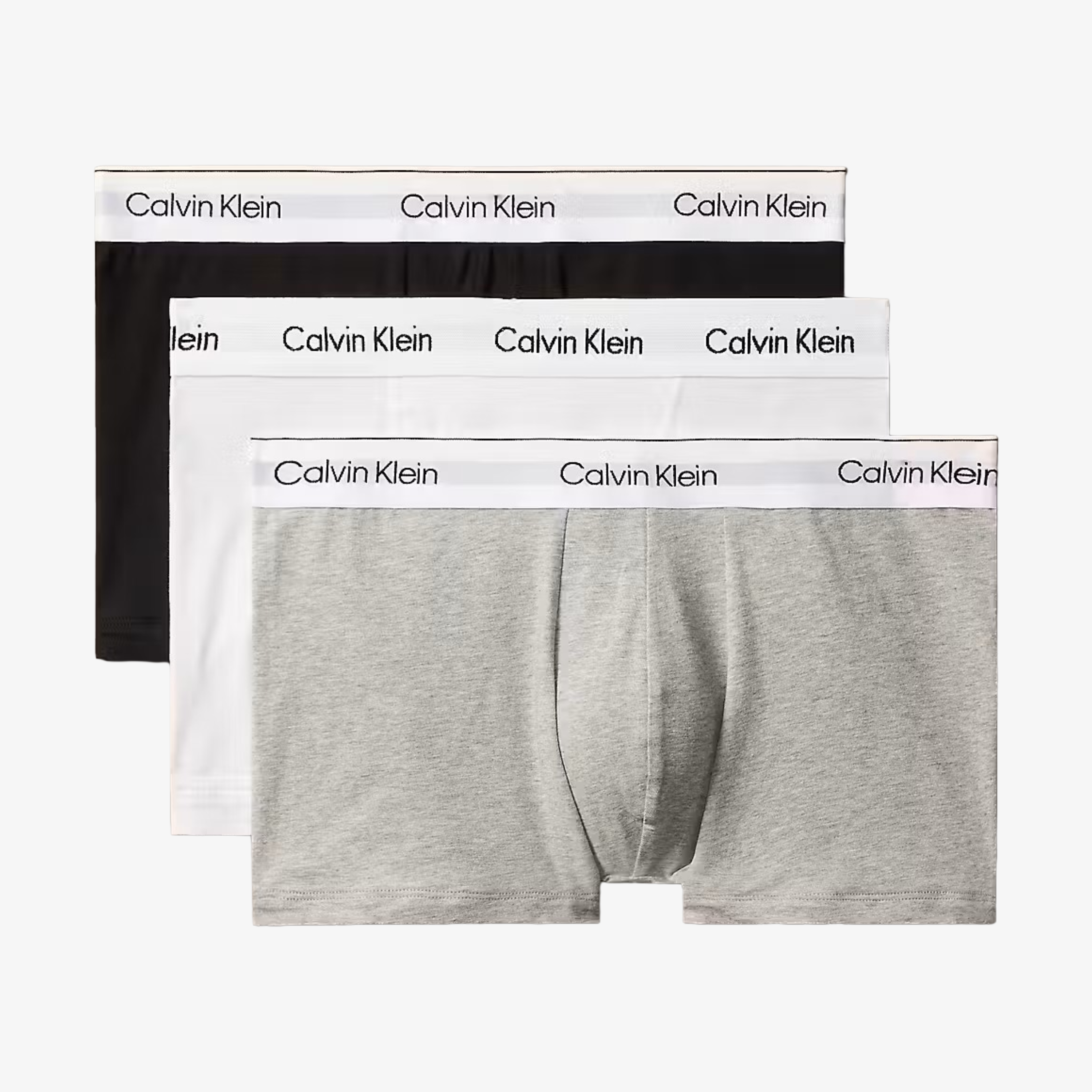 Calvin Klein Icon Relaxed Fit Trunk 3 Pack - Grey Heather