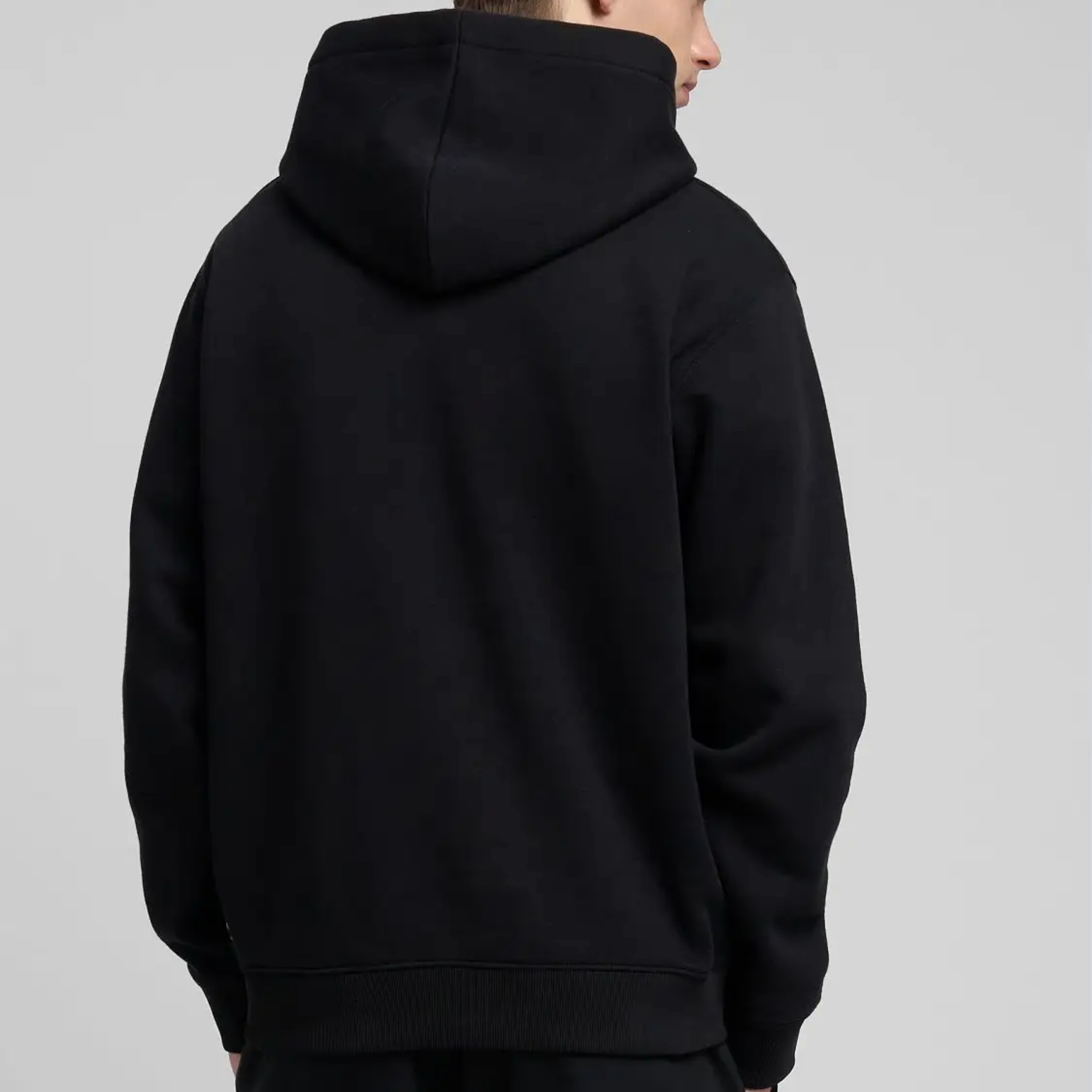 Replay Cotton-Blend Hoody - Black