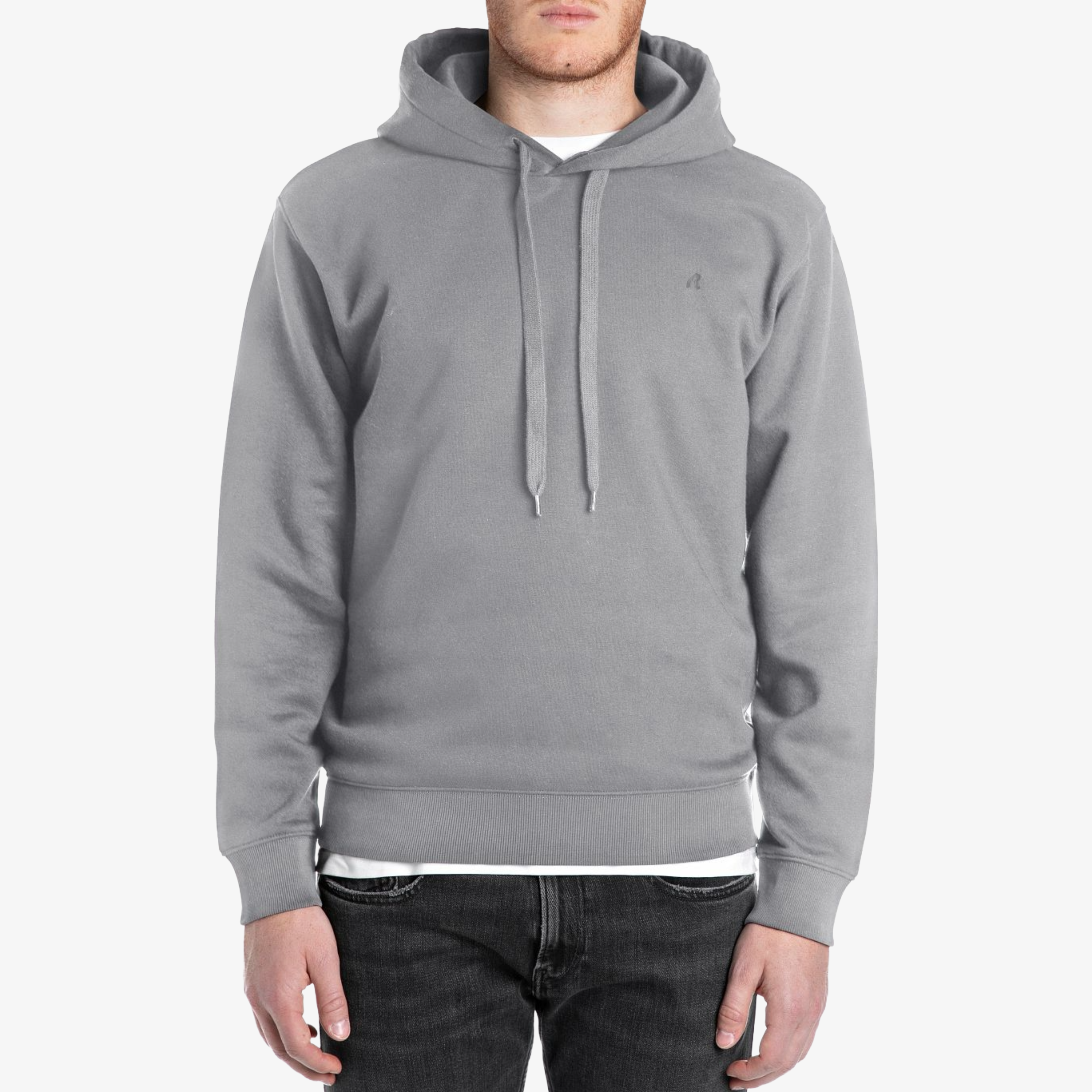 Replay Cotton-Blend Hoody - Grey