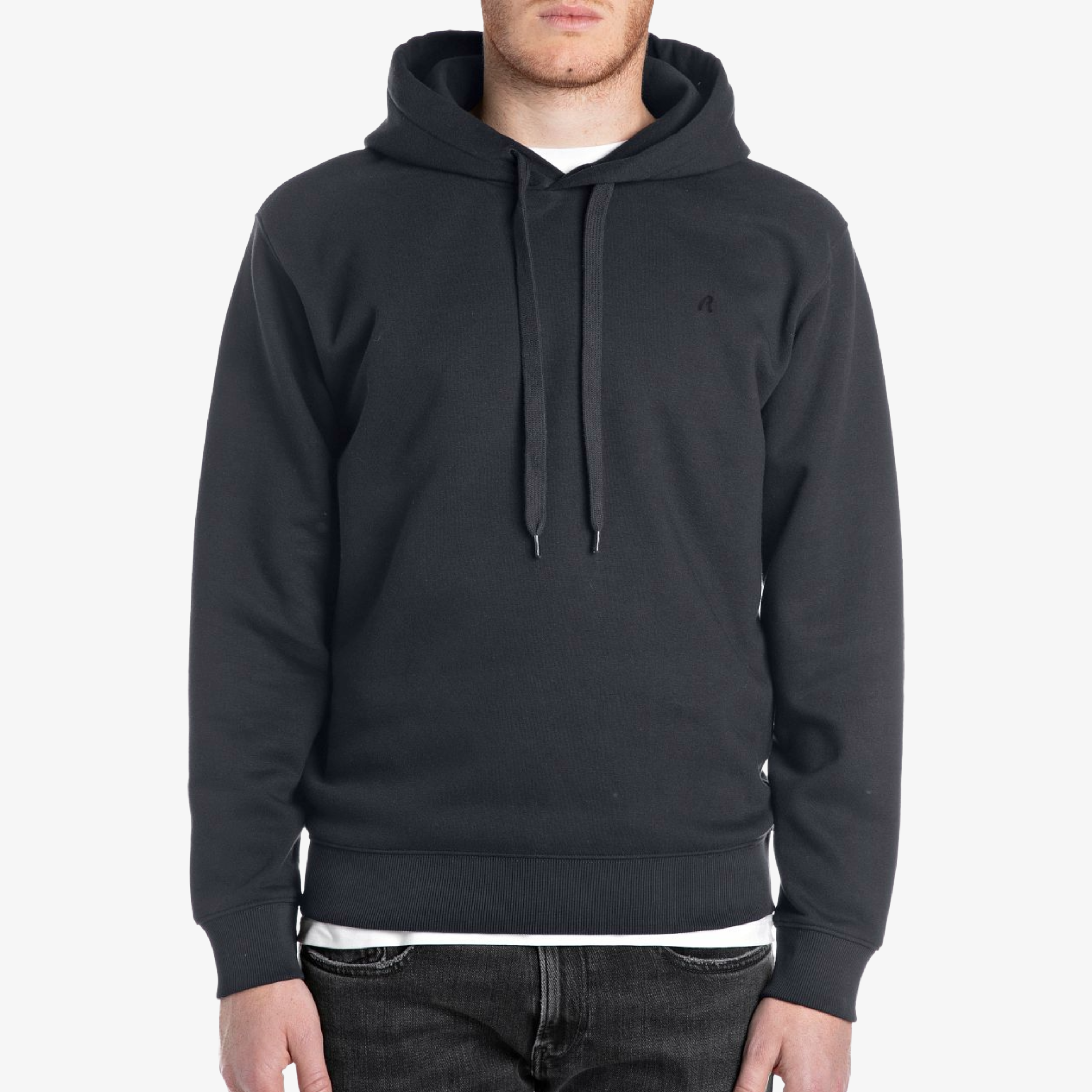 Replay Cotton-Blend Hoody - Night Blue