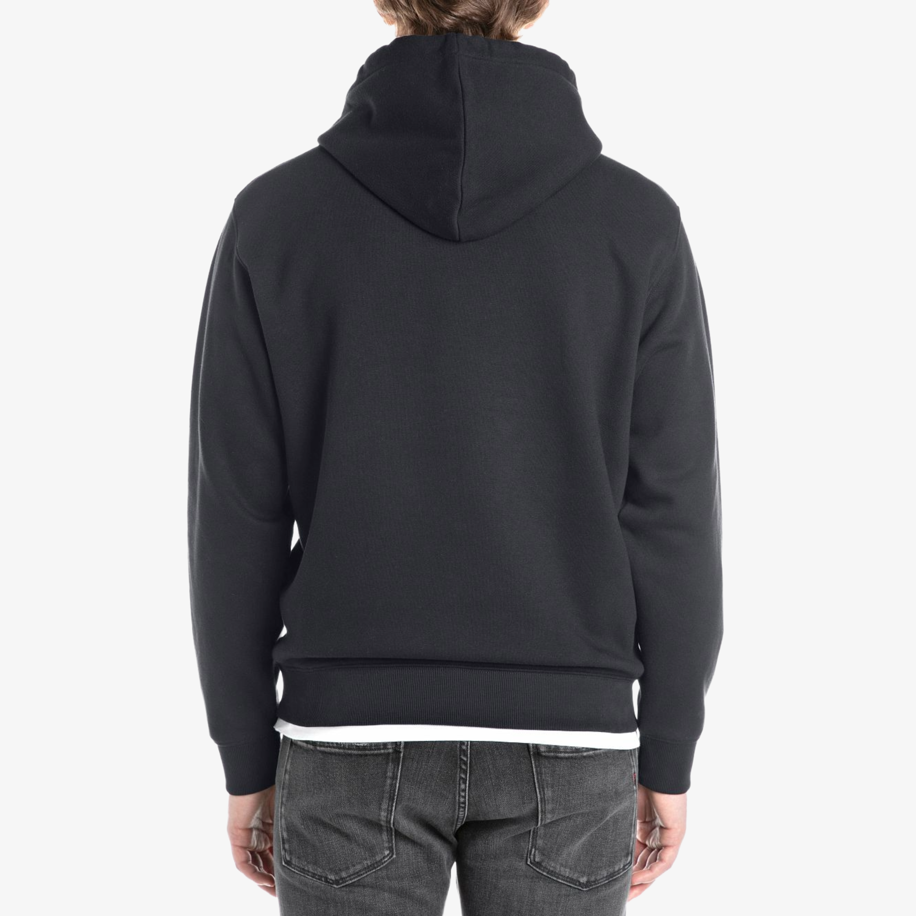 Replay Cotton-Blend Hoody - Night Blue