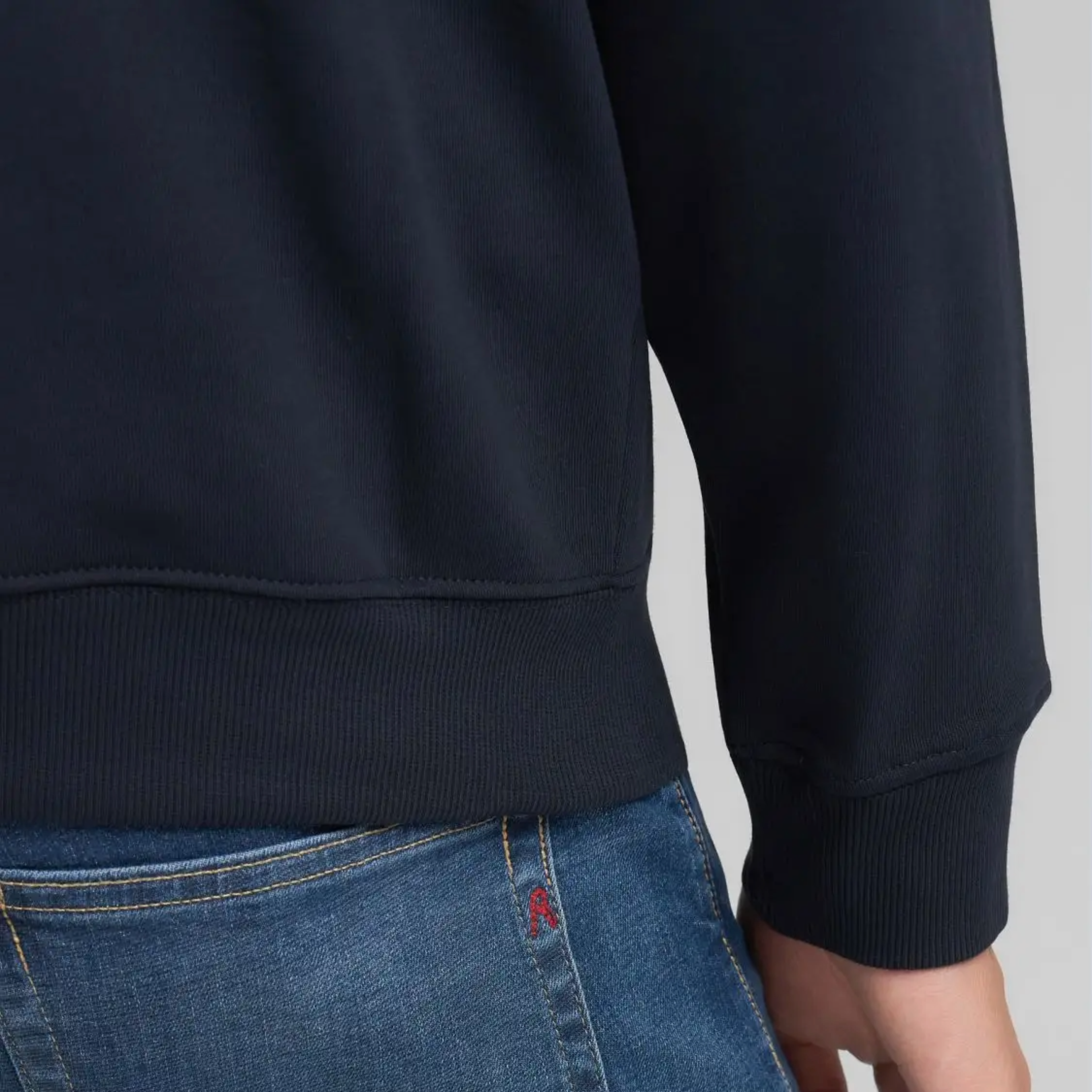 Replay Cotton-Blend Hoody - Night Blue