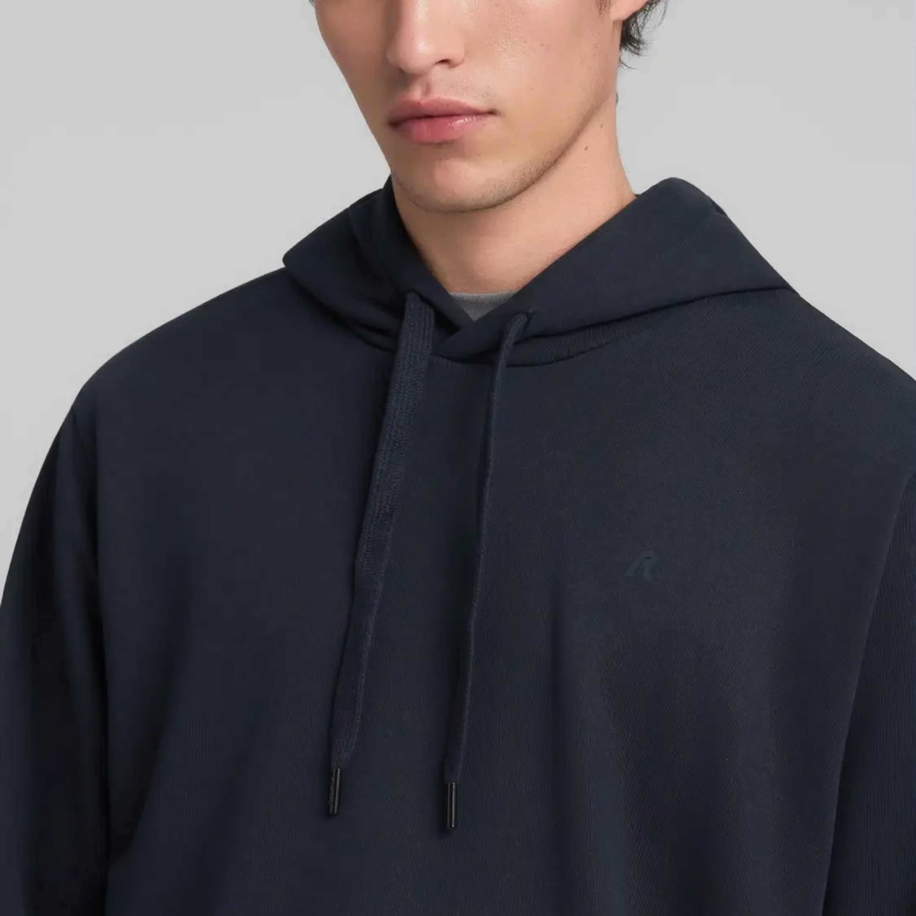 Replay Cotton-Blend Hoody - Night Blue