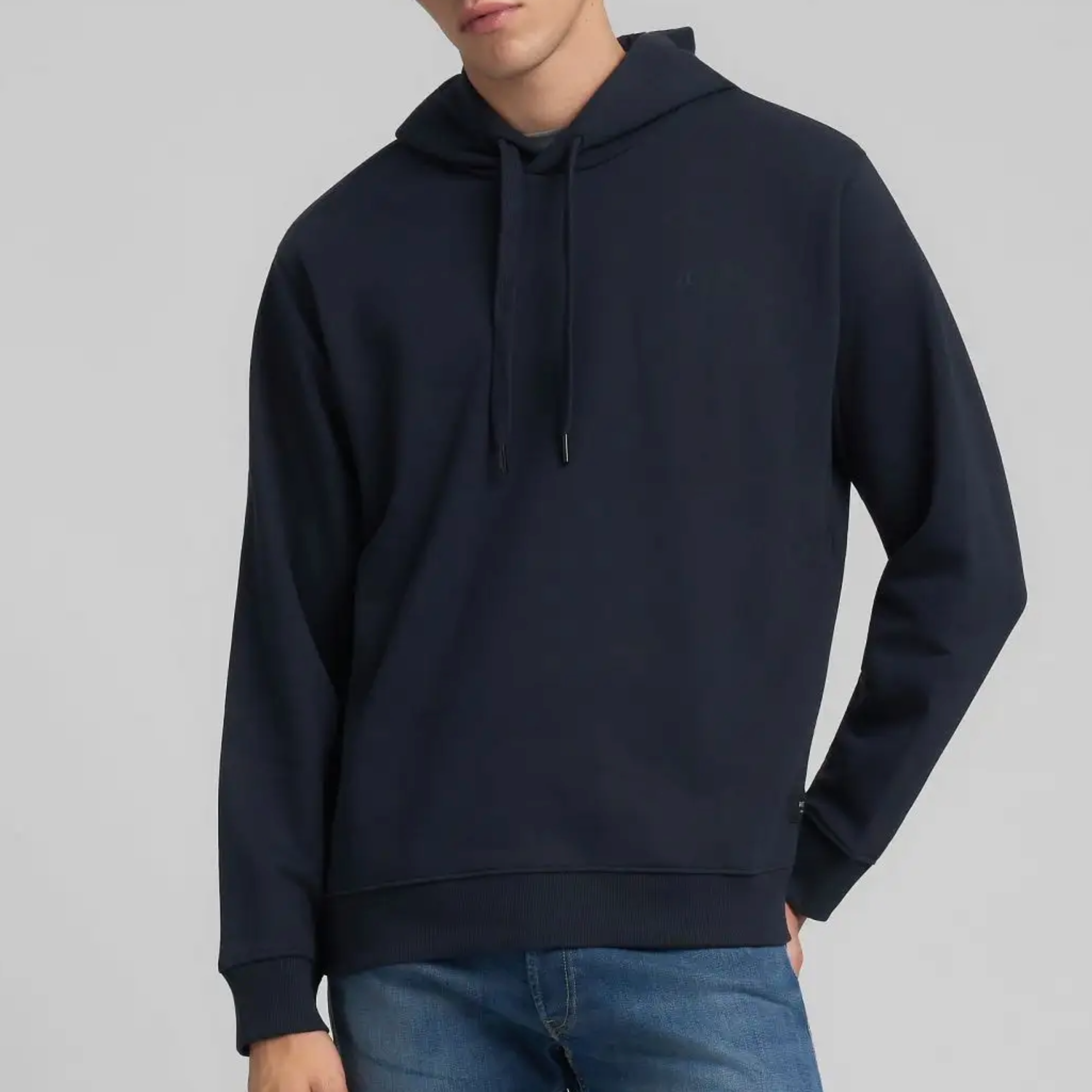 Replay Cotton-Blend Hoody - Night Blue