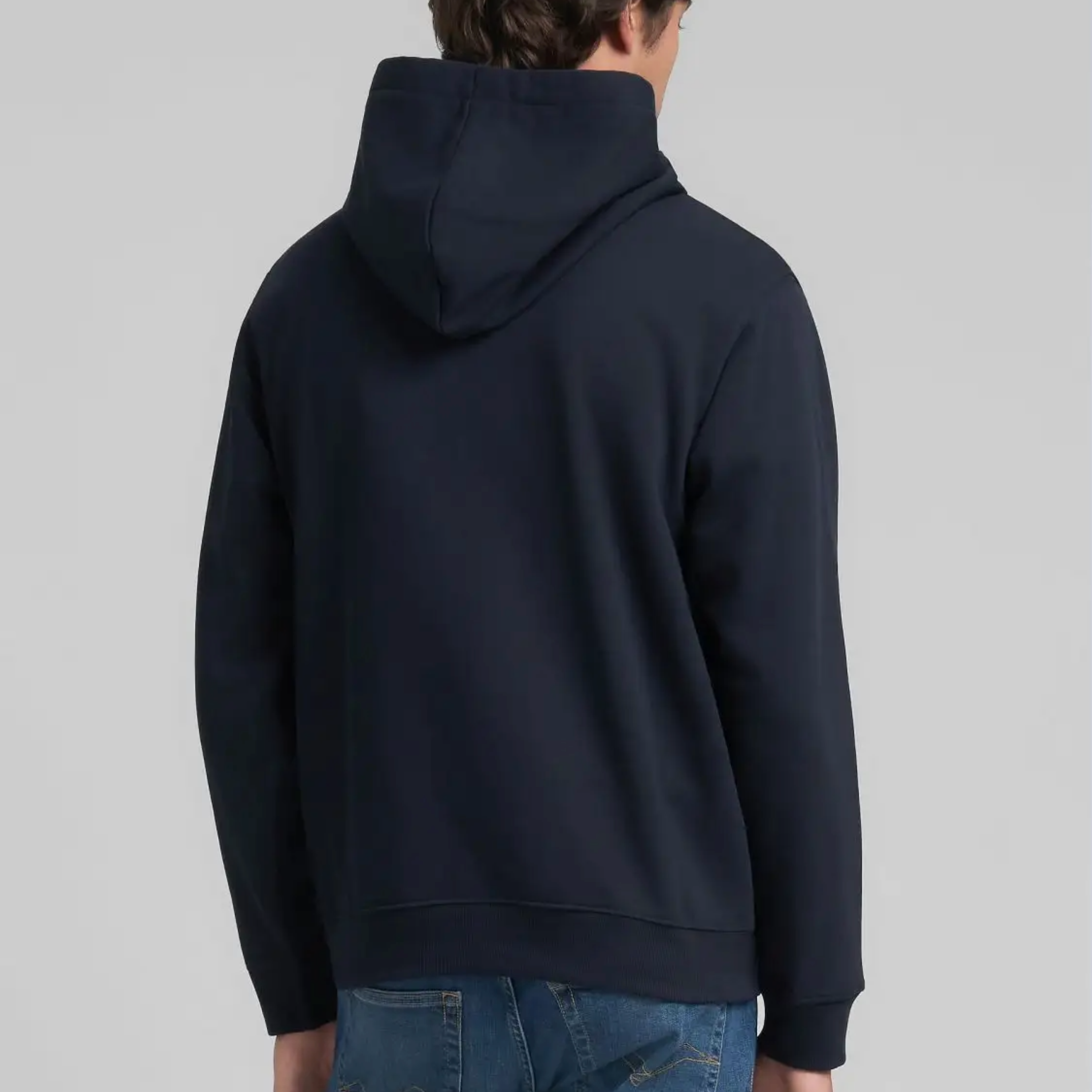 Replay Cotton-Blend Hoody - Night Blue