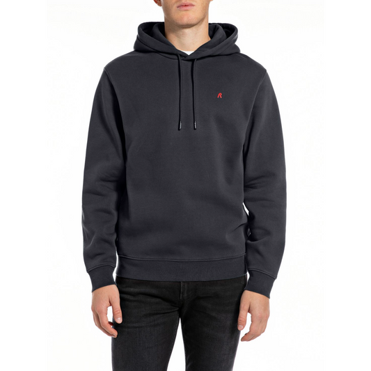 Replay Regular Fit Hoody - Night Blue