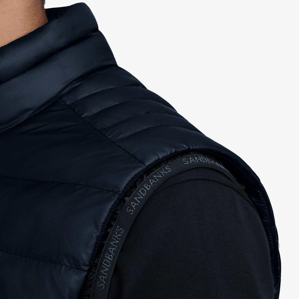 Sandbanks Ripstop Micro Puffer Gilet - Navy