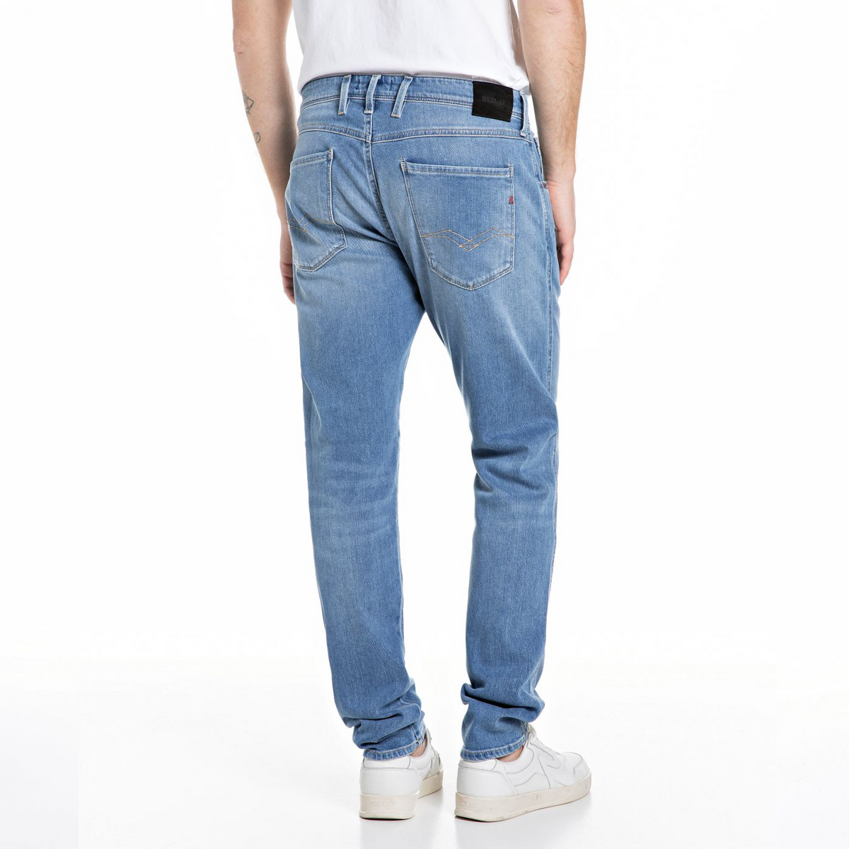 Replay Anbass Slim Fit Jeans - Denim Blue