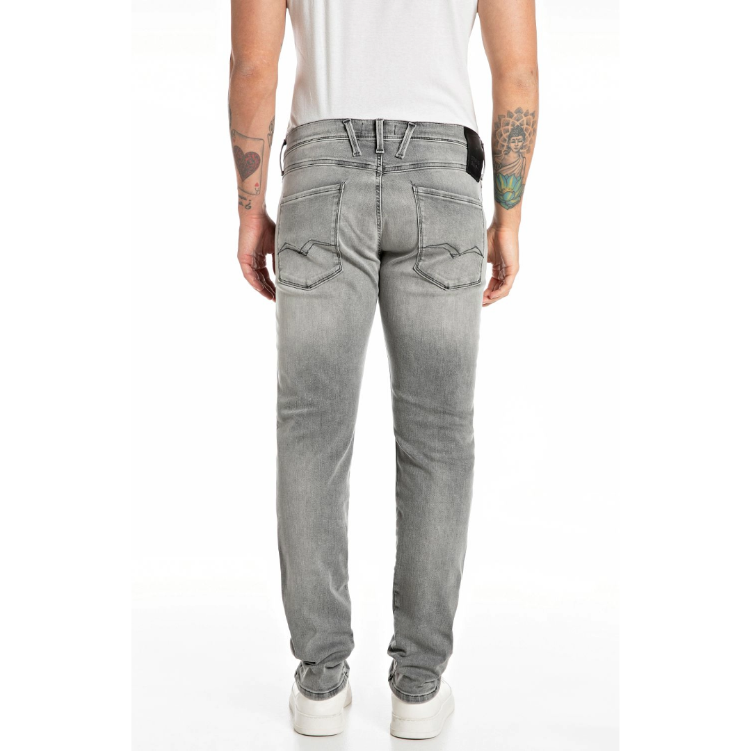 Replay Anbass Hyperflex Jeans - Grey