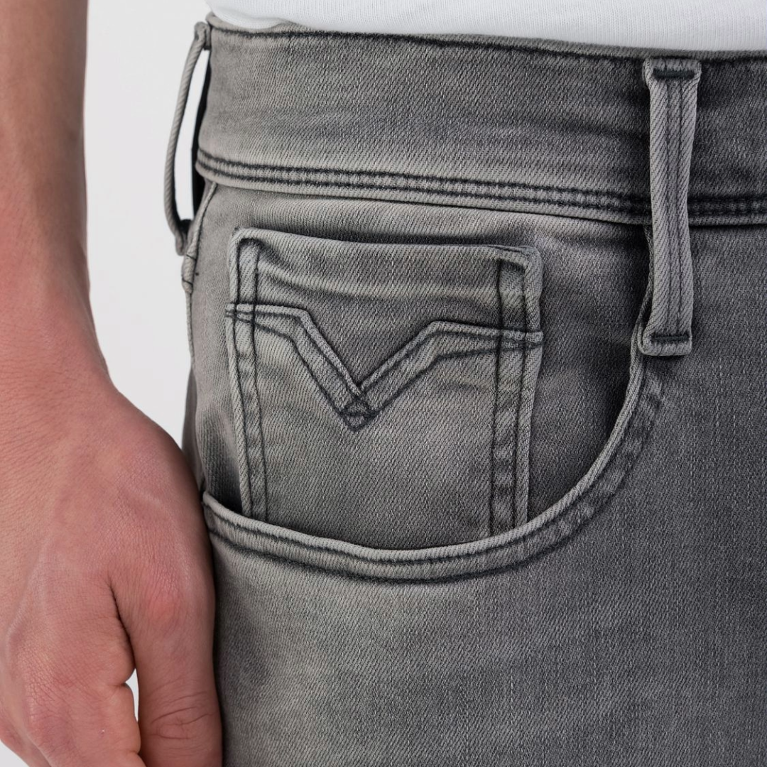 Replay Anbass Hyperflex Jeans - Grey
