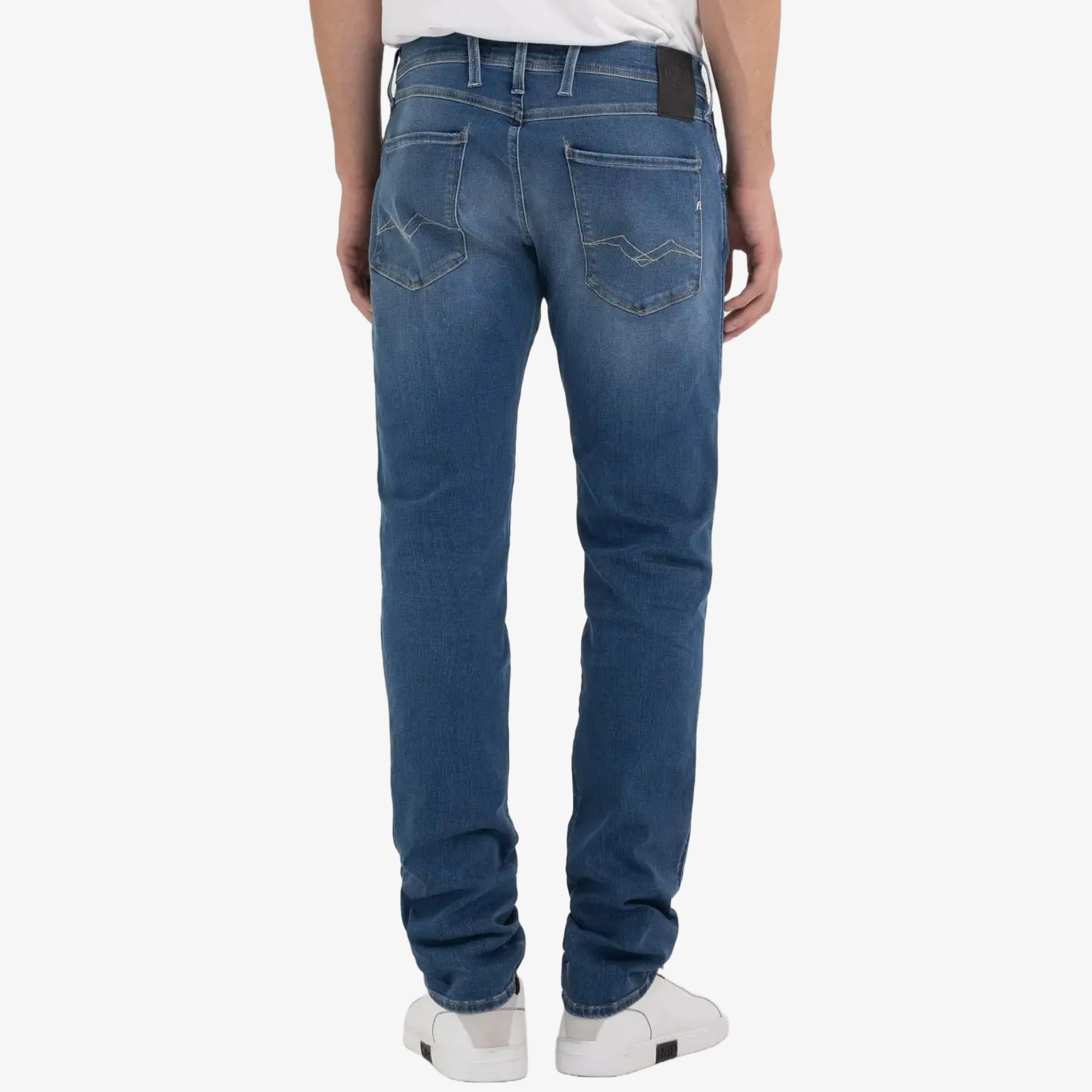 Replay Anbass Hyperflex Slim Fit Jeans - Dark Indigo