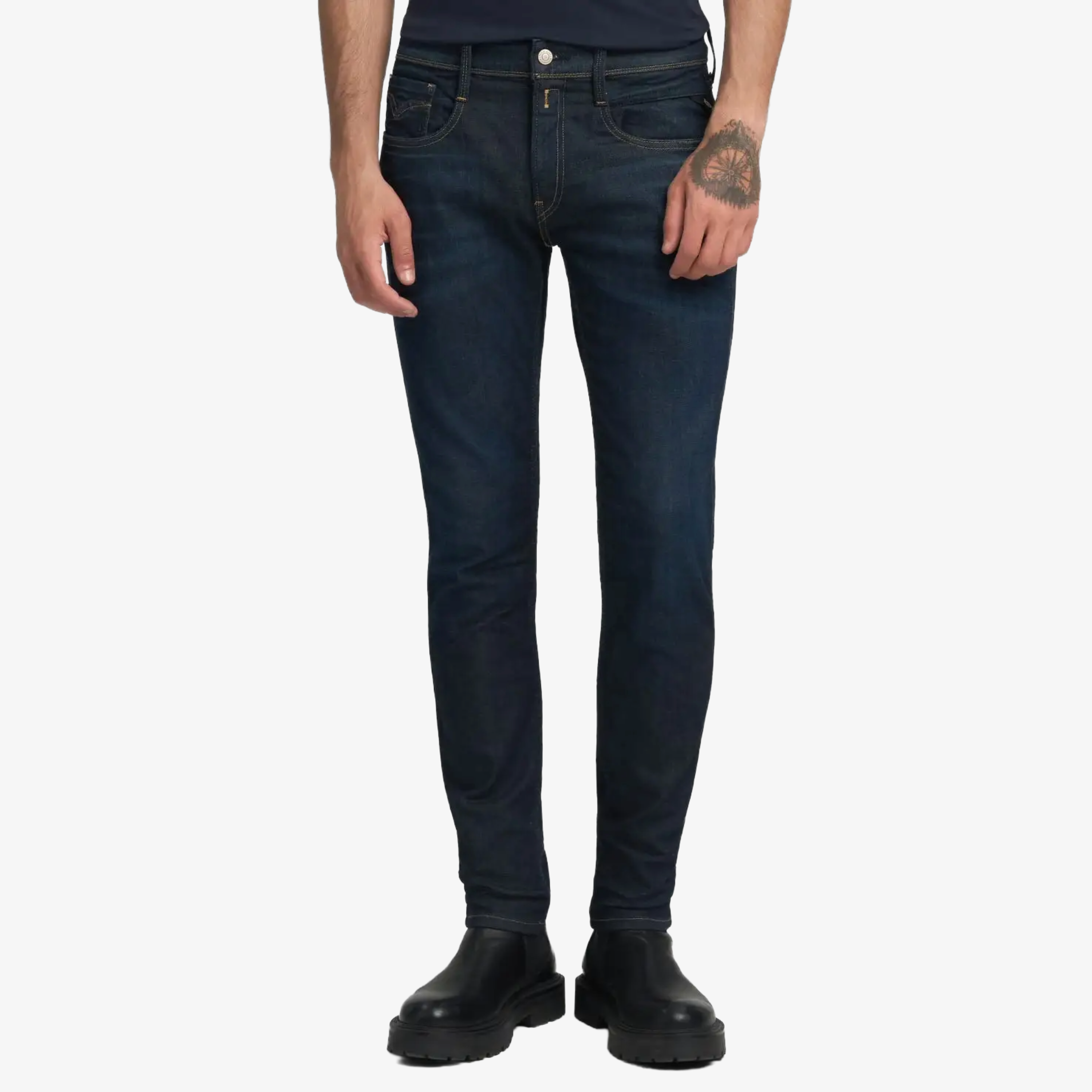 Replay Anbass Slim Fit Jeans - Denim Blue