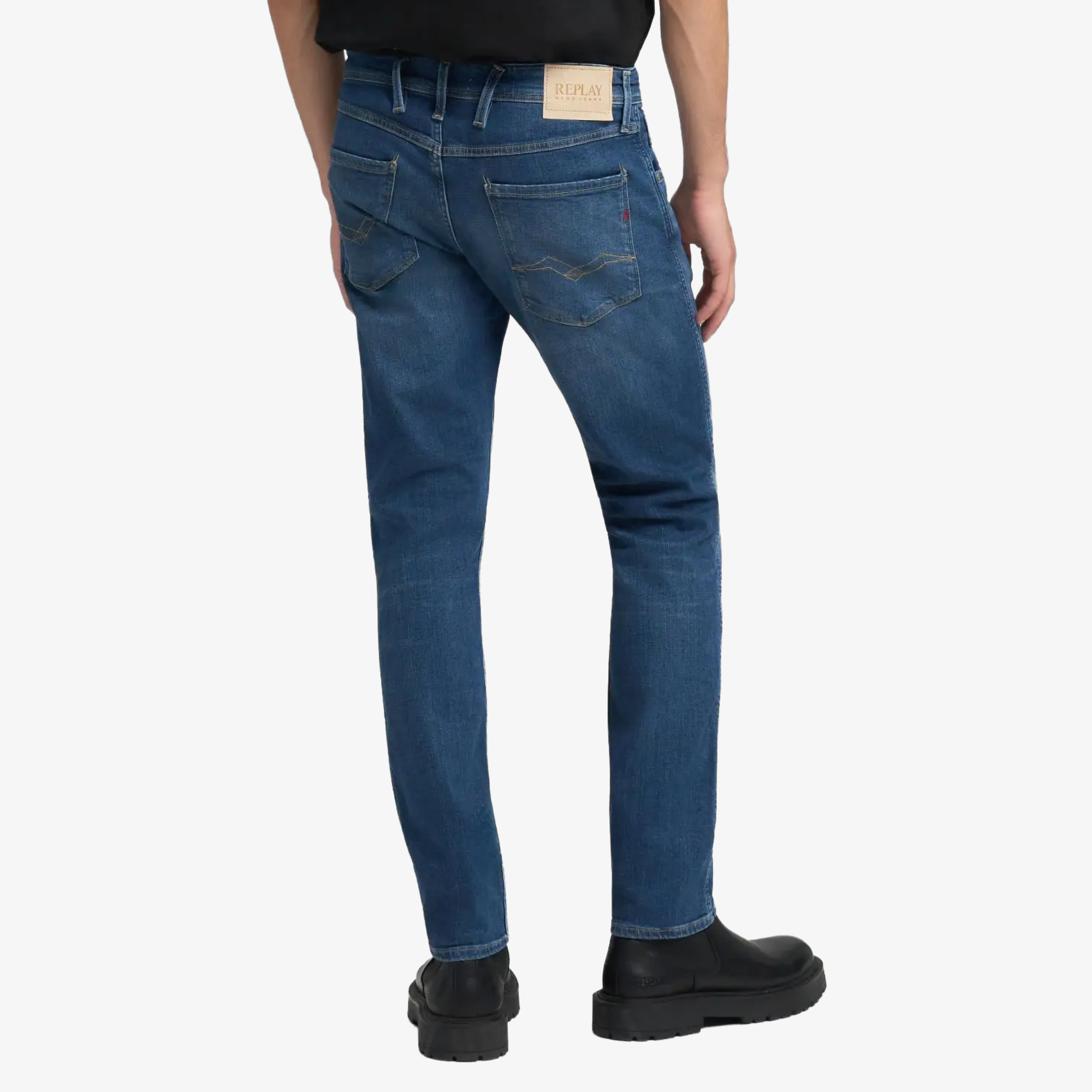 Replay Anbass Slim Fit Jeans - Denim Blue