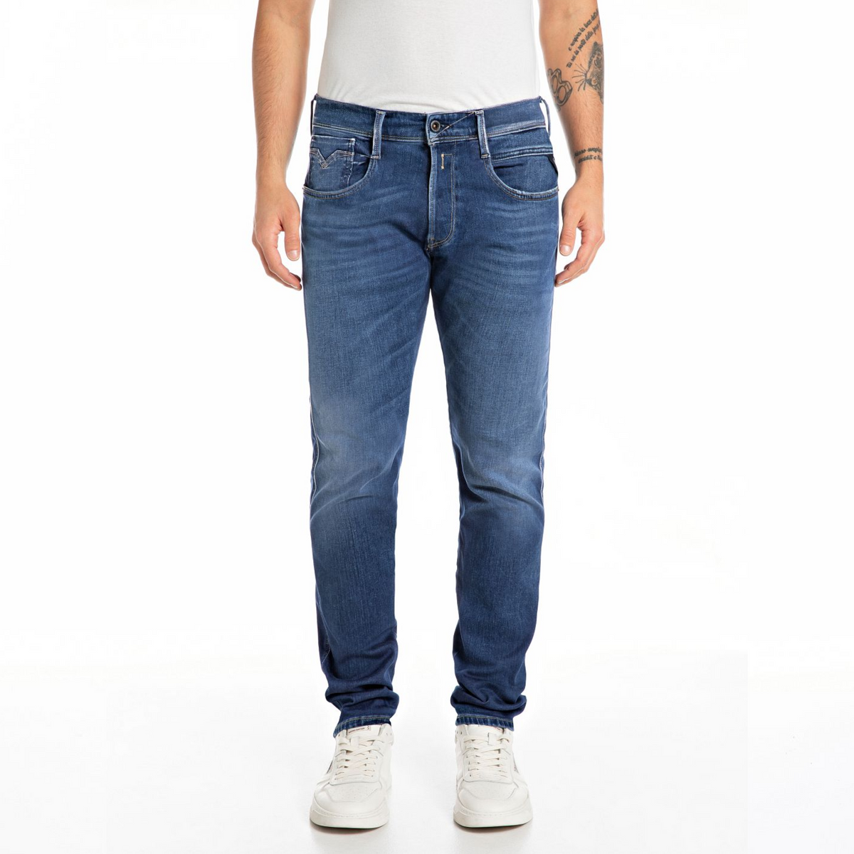 Replay Anbass Slim Fit Jeans  - Denim Blue