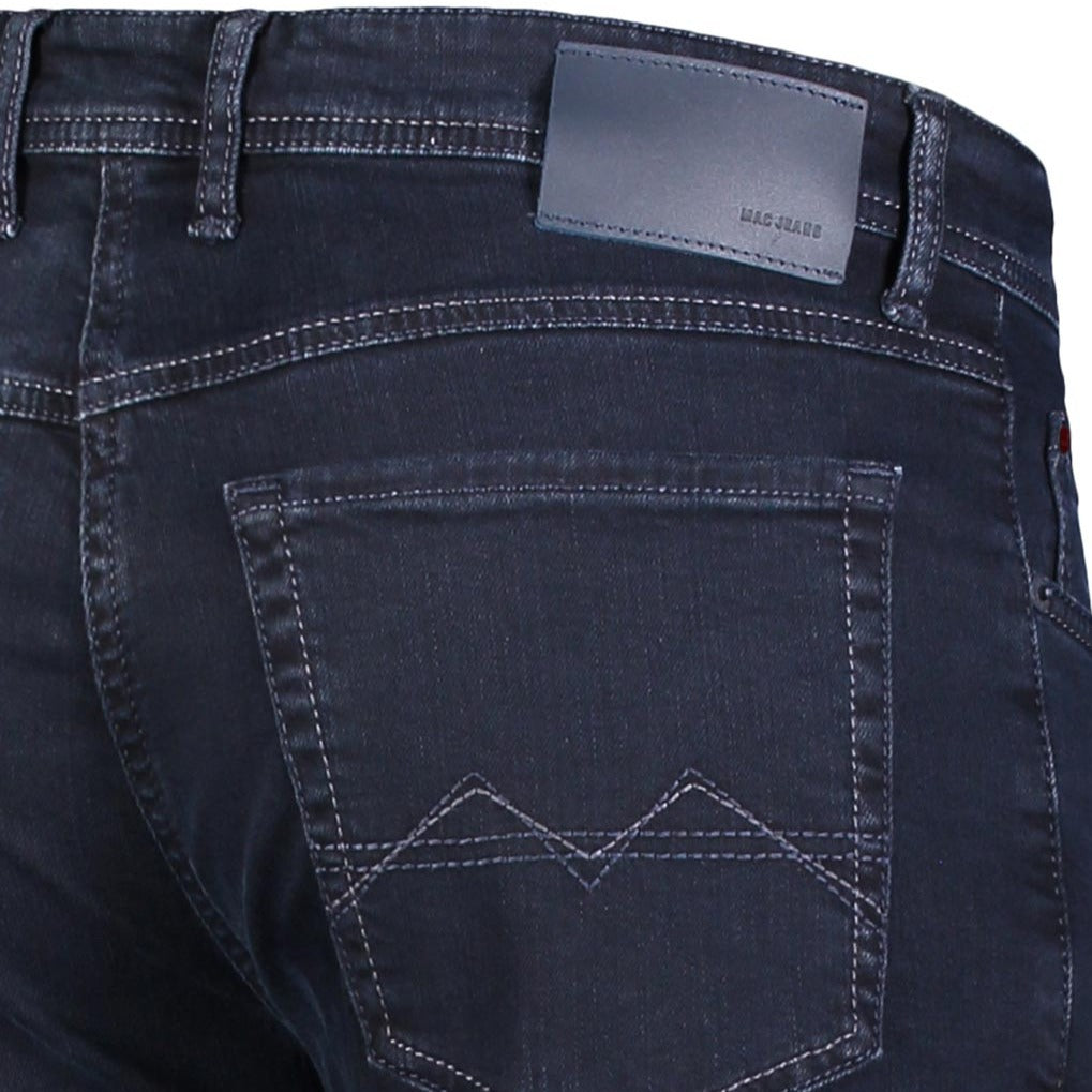 Mac Arne Straight Leg Denim Jeans - Dark Blue