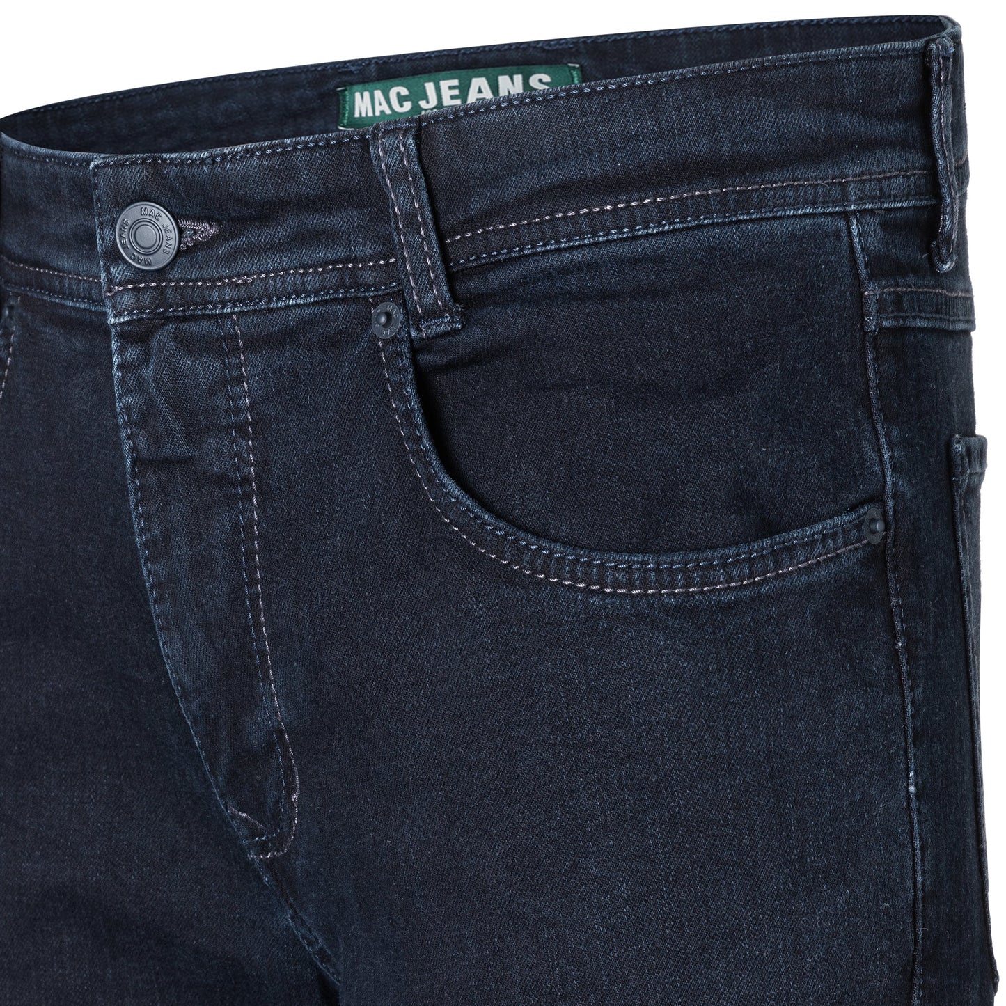 Mac Arne Straight Leg Denim Jeans - Dark Blue