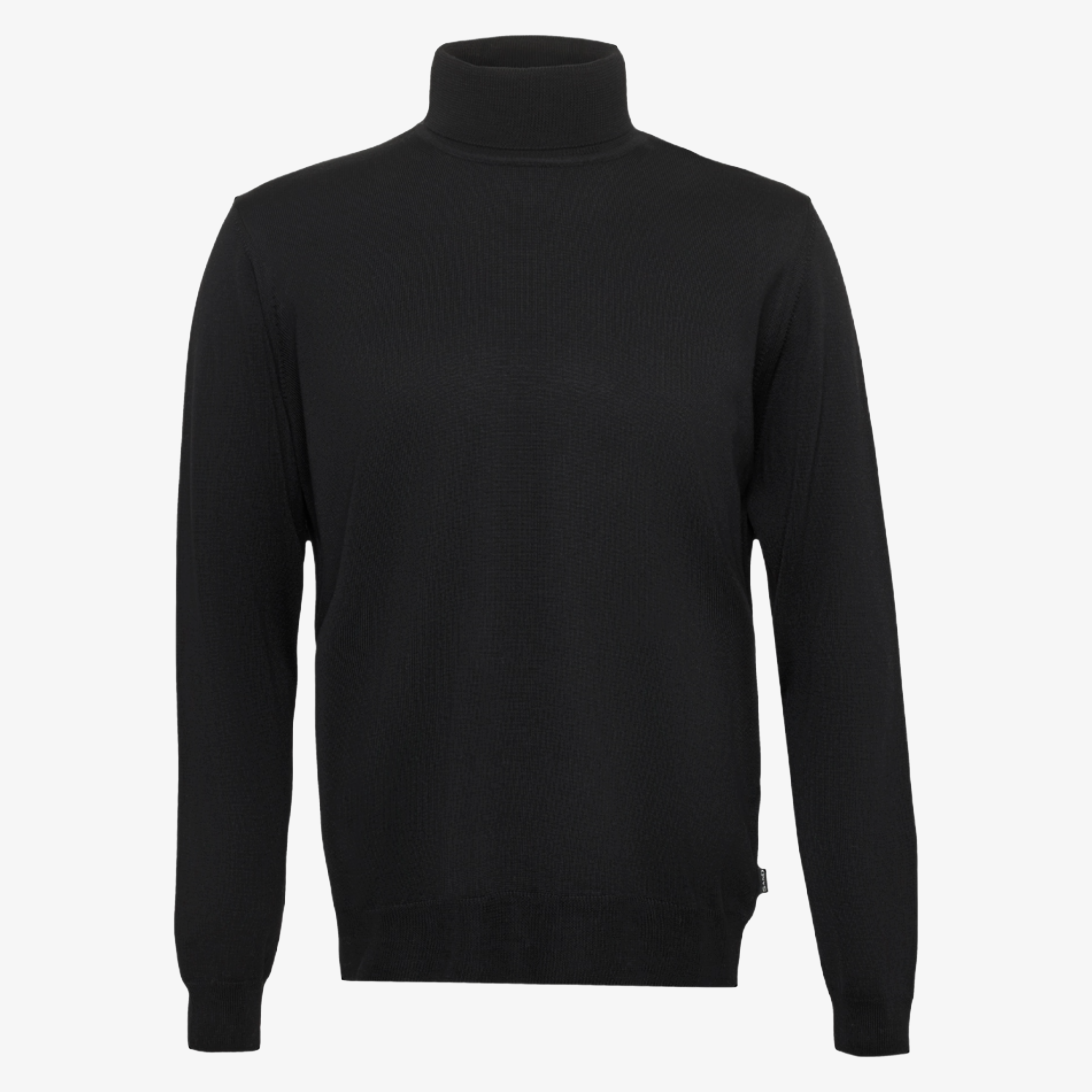 Sand Merino Id Merino Wool Roll Neck Jumper - Black