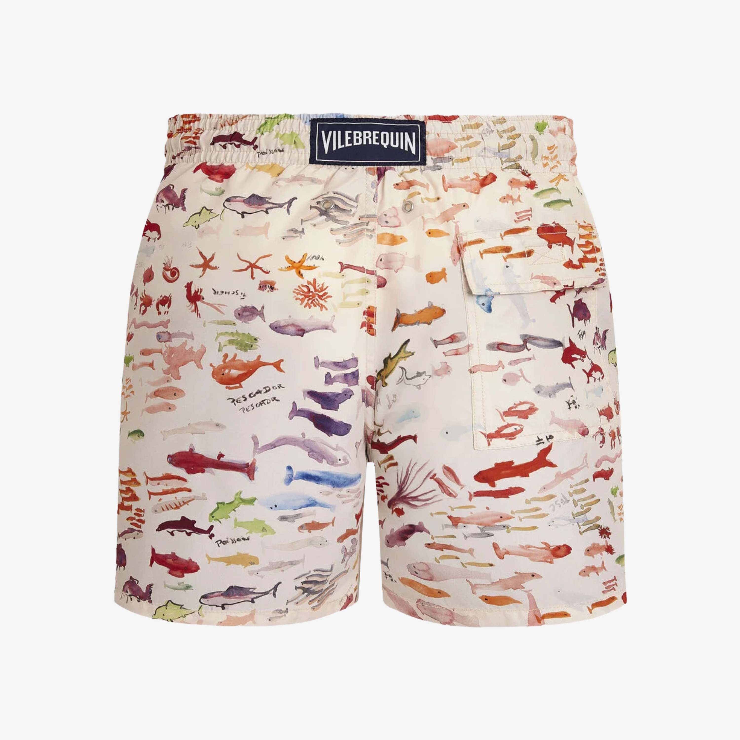 Vilebrequin Moorea Pescador Swim Shorts - Papier
