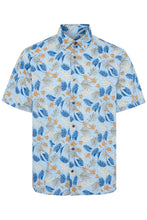 Load image into Gallery viewer, Matinique MAklampo BB Short Sleeve Print Shirt - Chambray Blue
