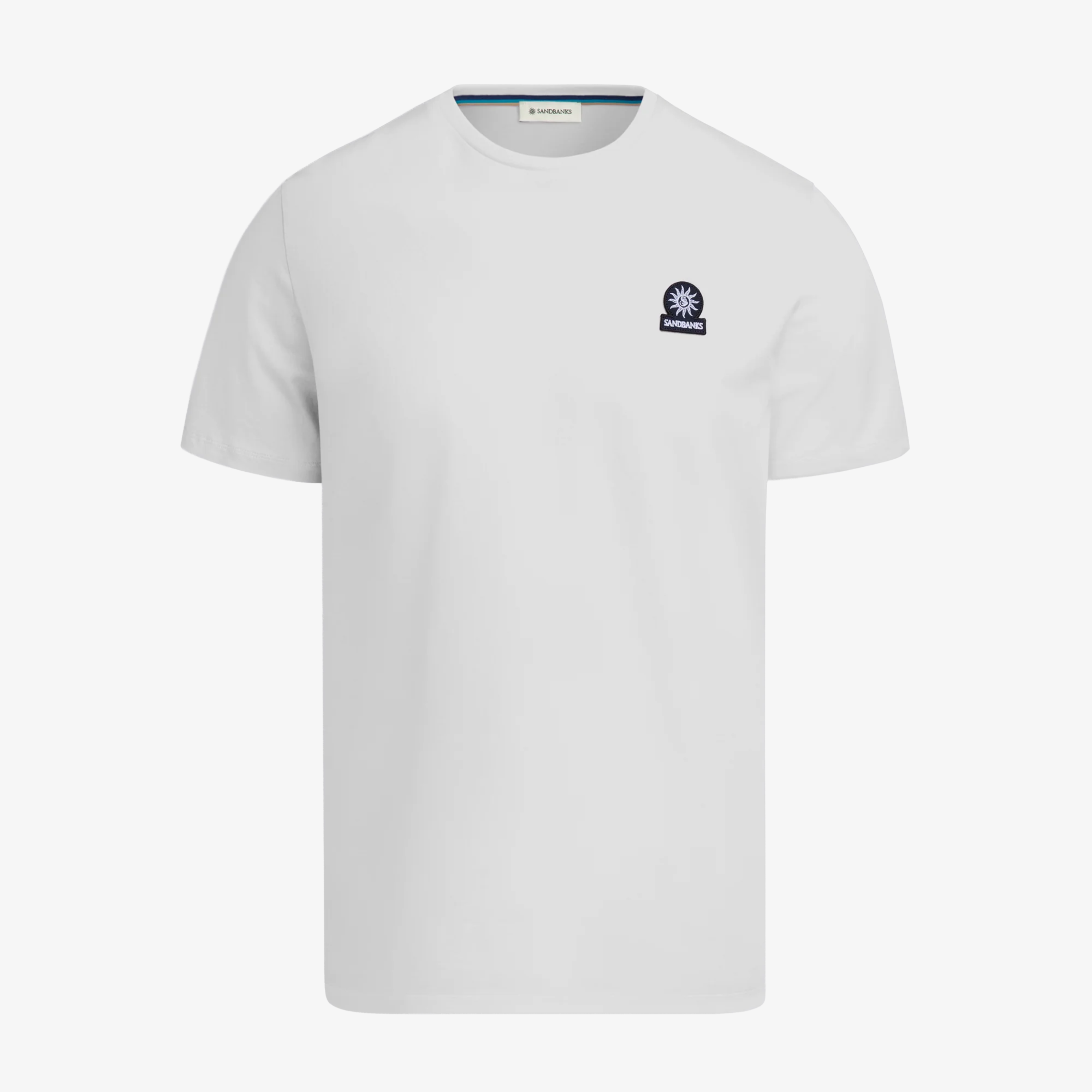 Sandbanks Badge Logo T Shirt - White