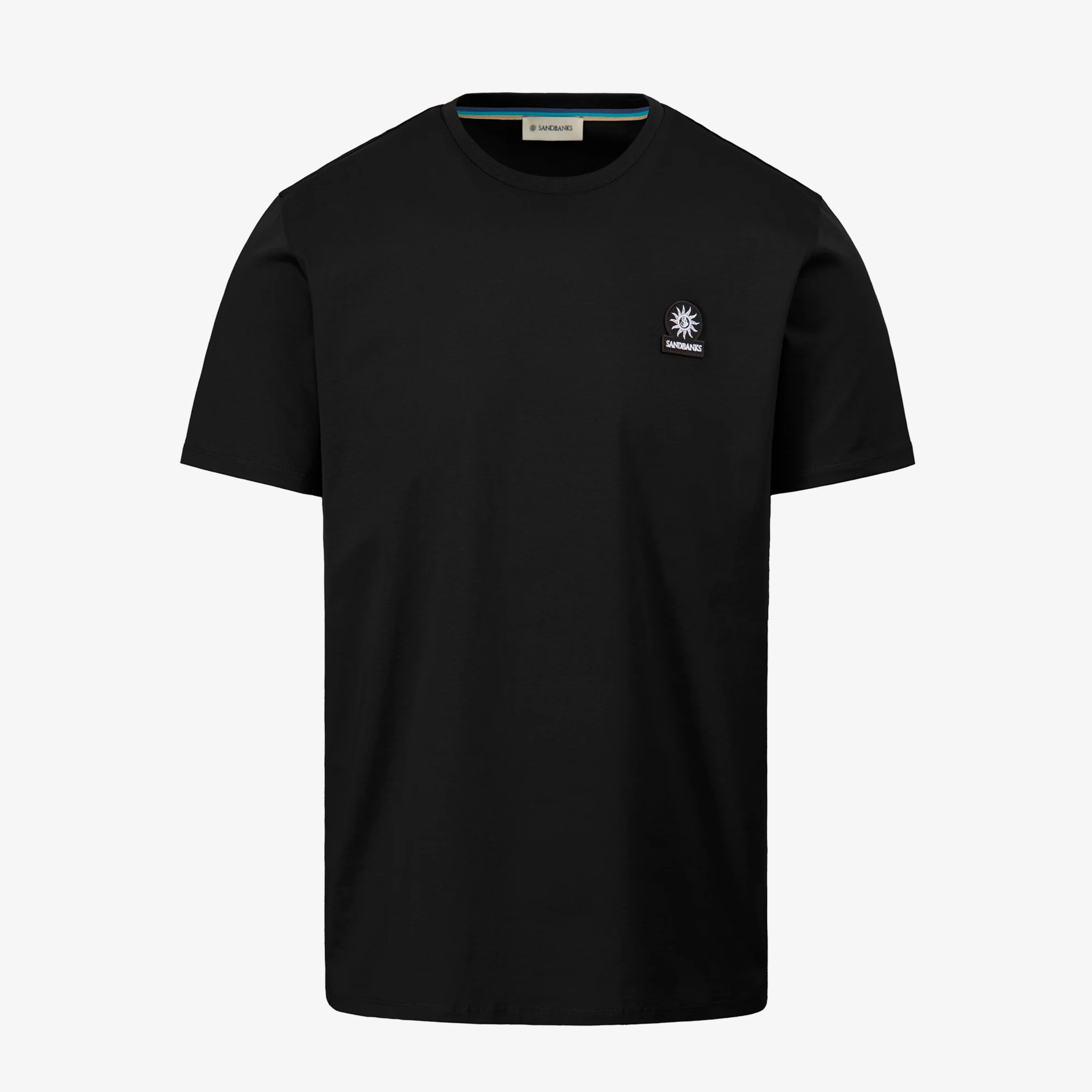 Sandbanks Badge Logo T Shirt - Black