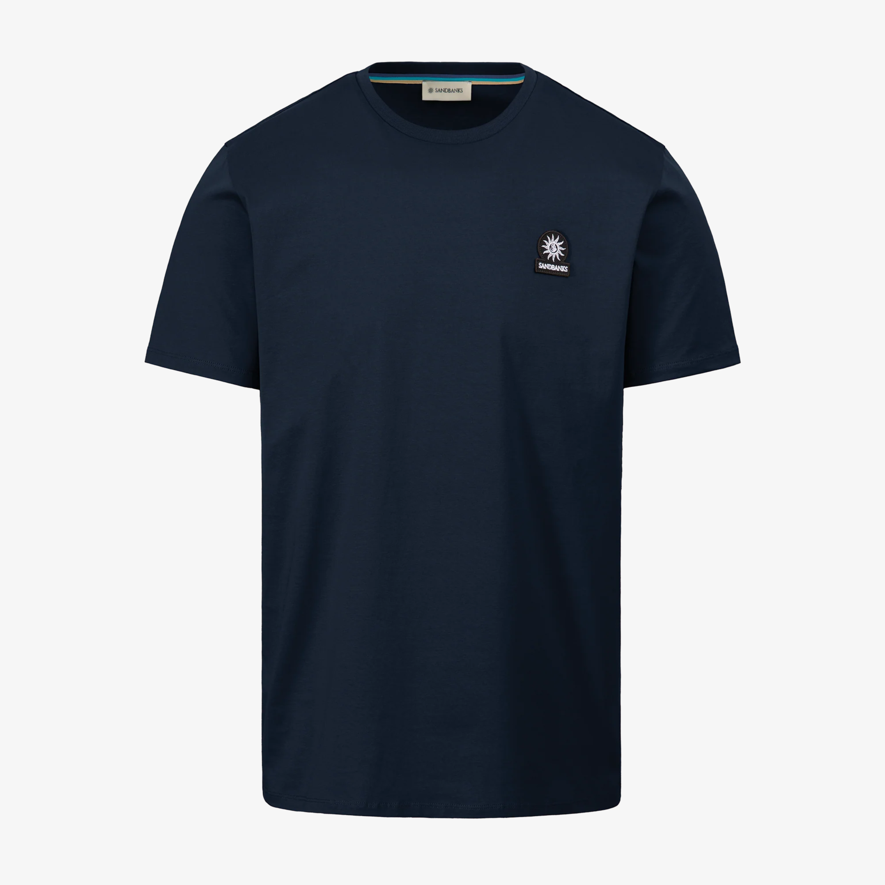 Sandbanks Badge Logo T Shirt - Navy