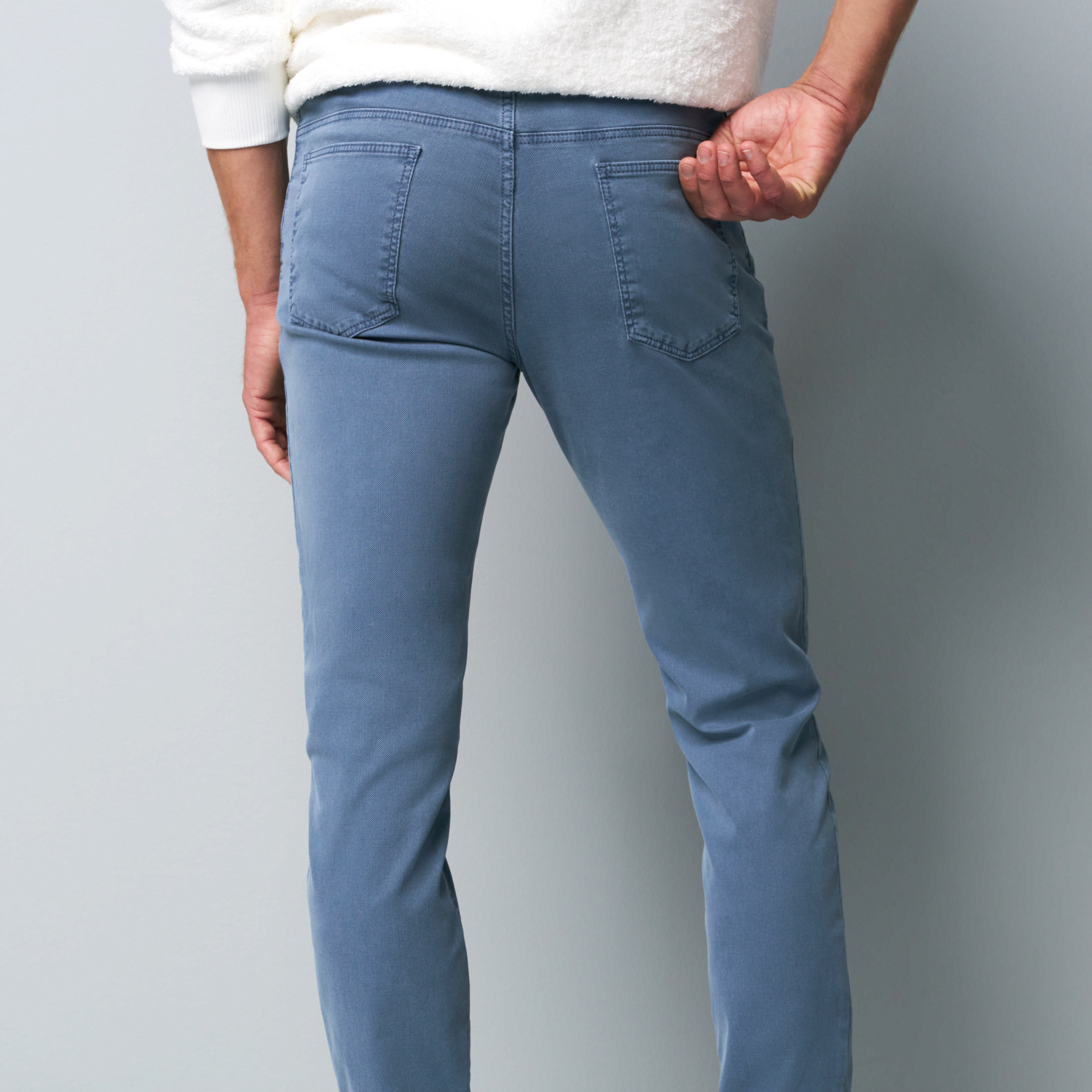 M5 High Performance Micro Structure 5 Pocket Trousers - Blue