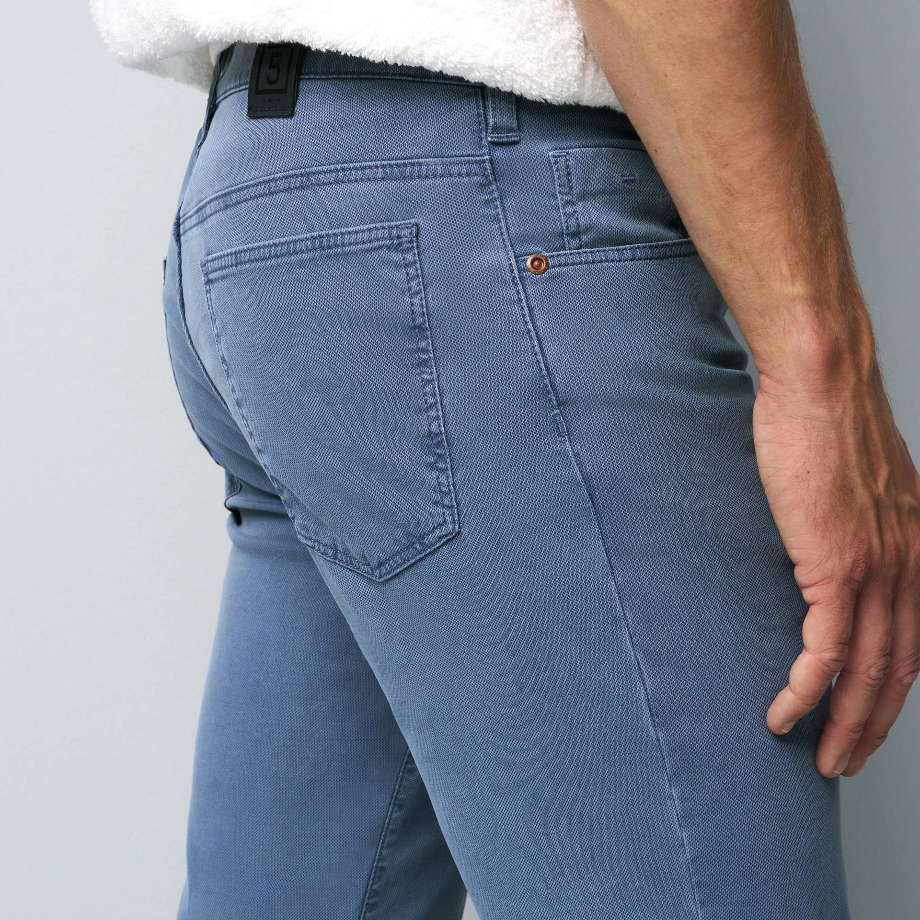 M5 High Performance Micro Structure 5 Pocket Trousers - Blue